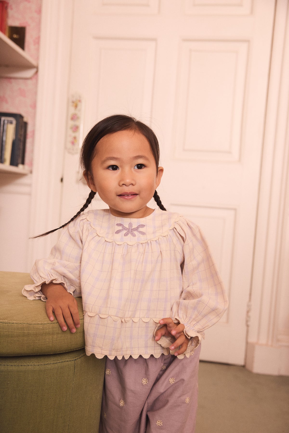 APOLINA  BABY PIPPA PANT - DUSKY LAVENDER