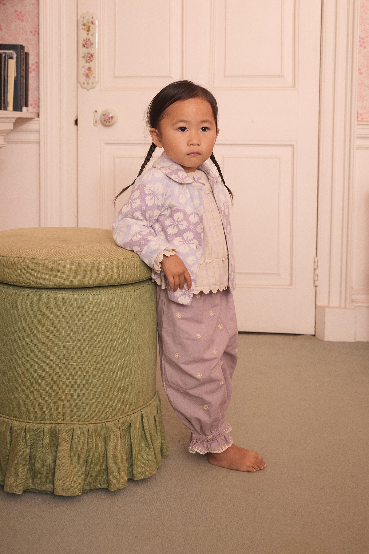 APOLINA  BABY PIPPA PANT - DUSKY LAVENDER
