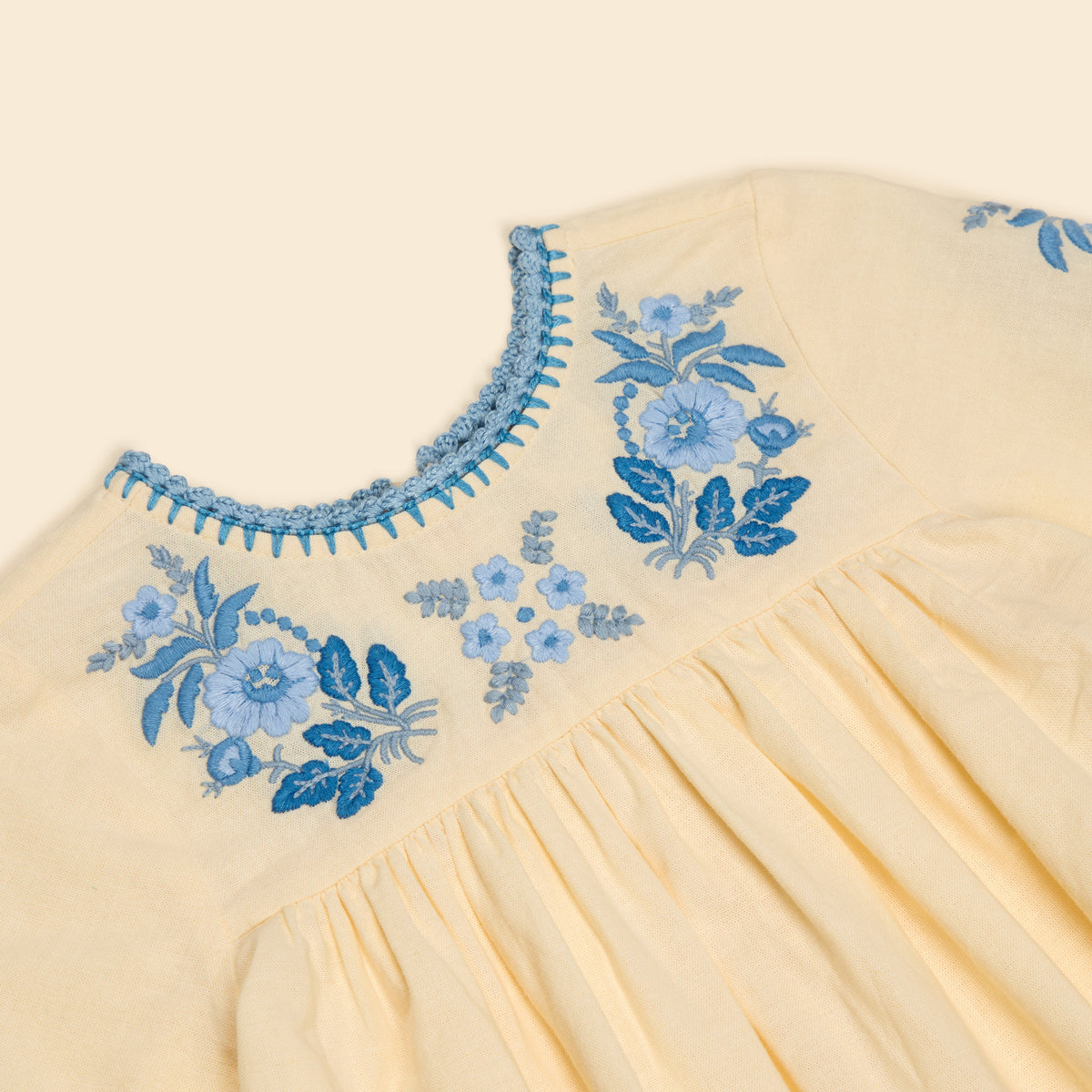 APOLINA  BABY STEVIE LS ROMPER - CREAM