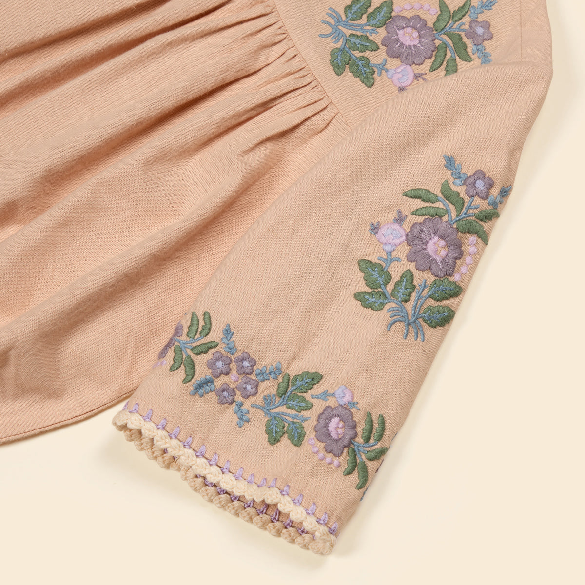 APOLINA  BABY STEVIE LS ROMPER - DRIED ROSE