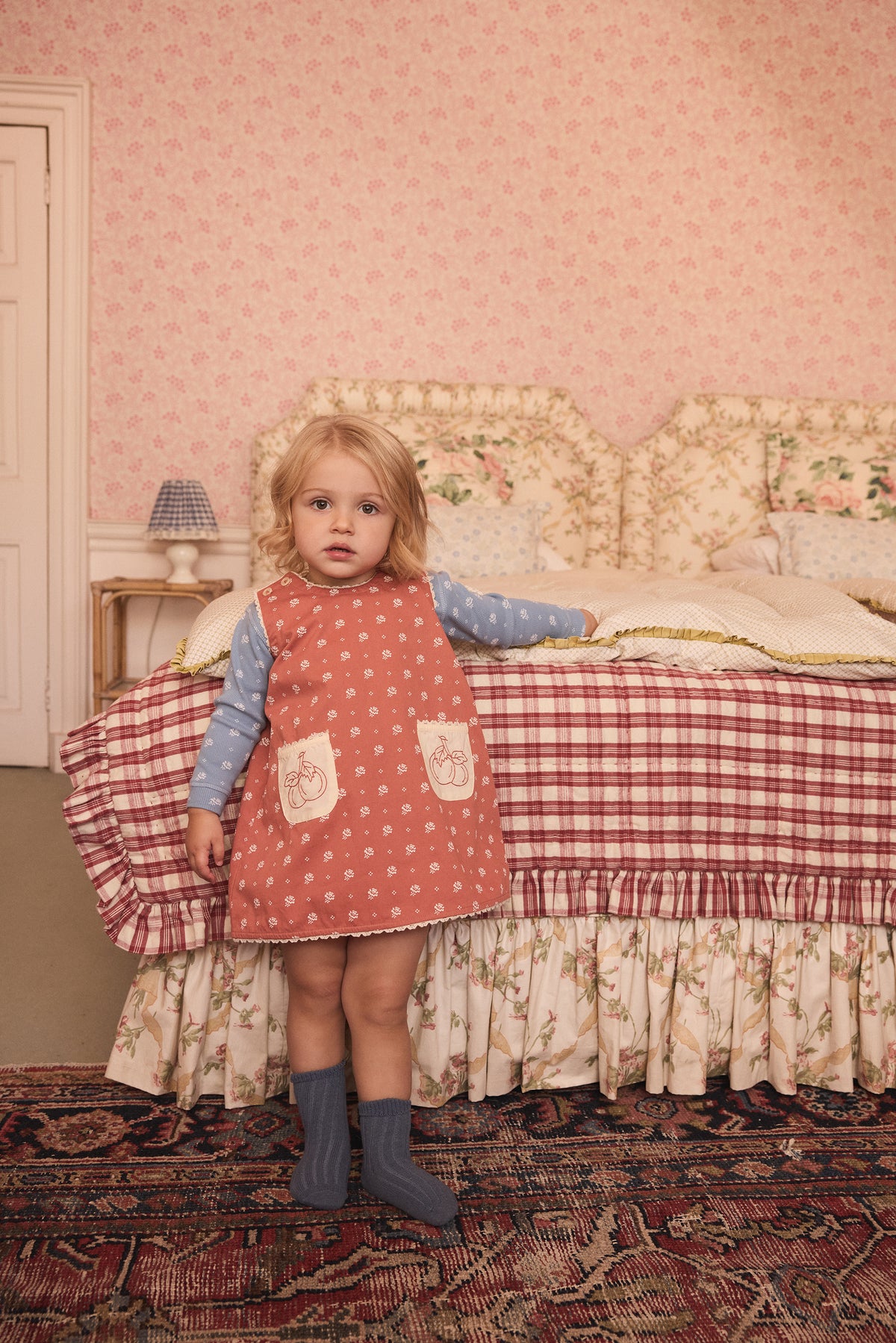 APOLINA  BABY SUZI OVERDRESS- MOUNTAIN CALICO JAM