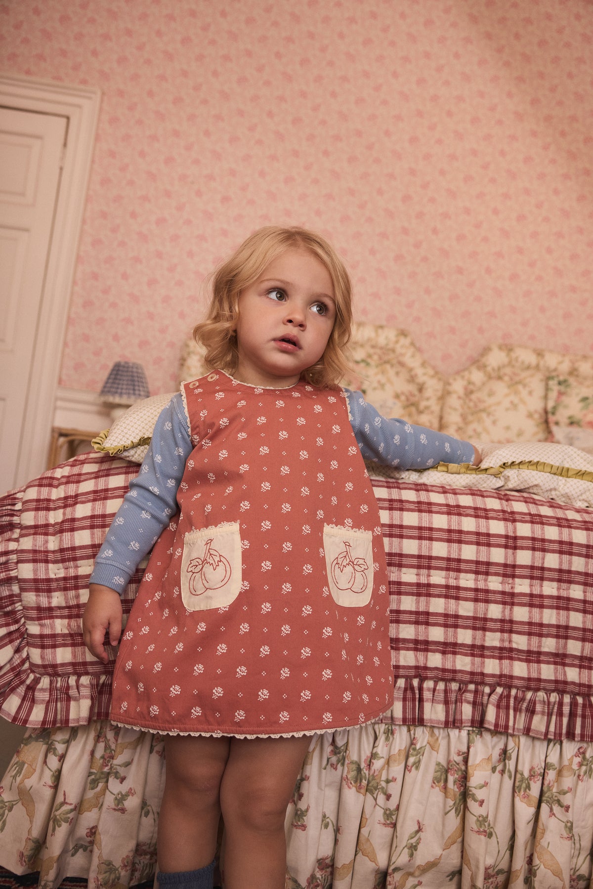 APOLINA  BABY SUZI OVERDRESS- MOUNTAIN CALICO JAM