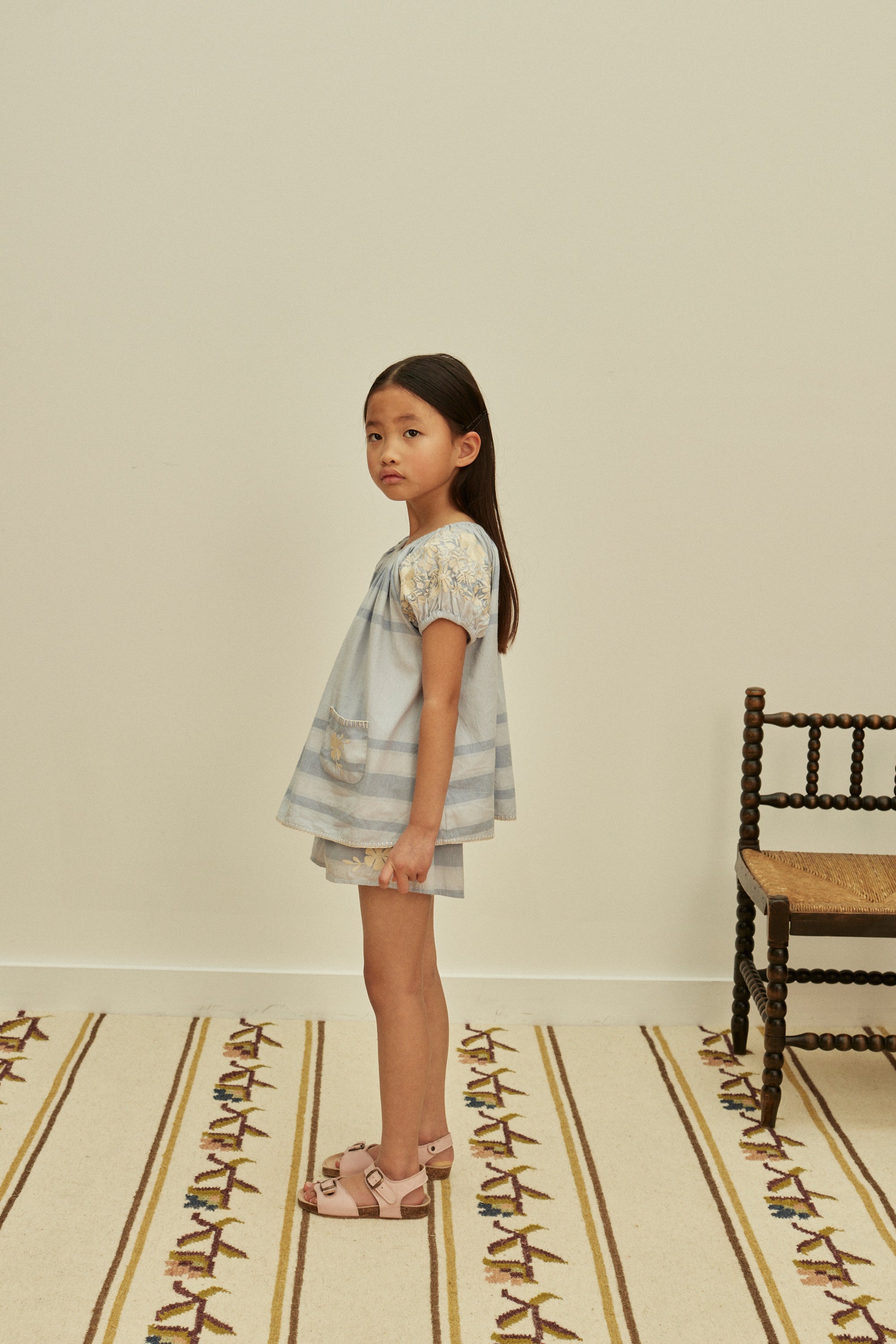 トップス Apolina Barbara Short Set - Lavender APOLINA BARBARA SHORT SET - SUMMERHOUSE STRIPE