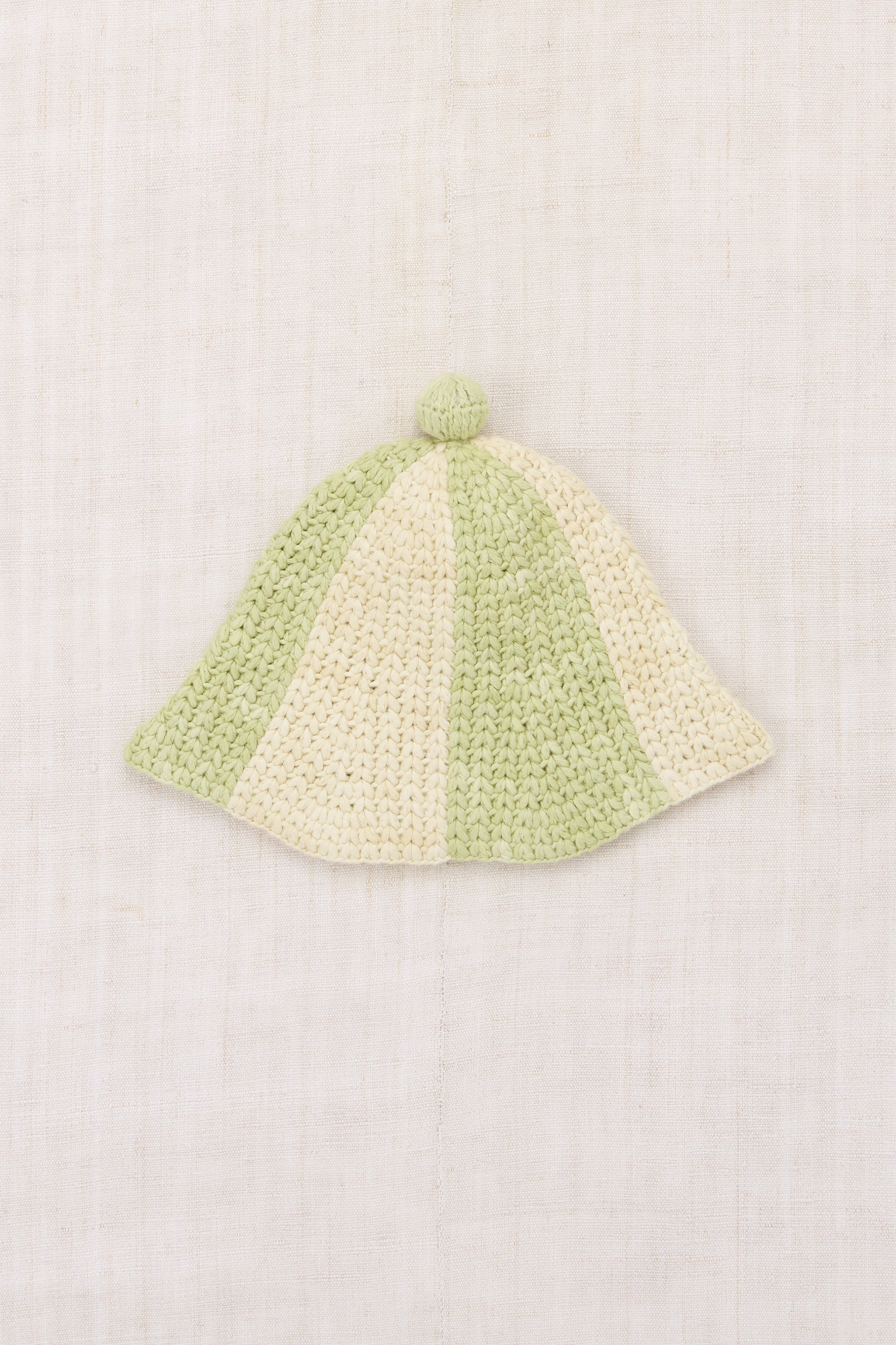 Misha & Puff　BABY CROCHET TULIP HAT  AVENTURINE  26ss Drop1