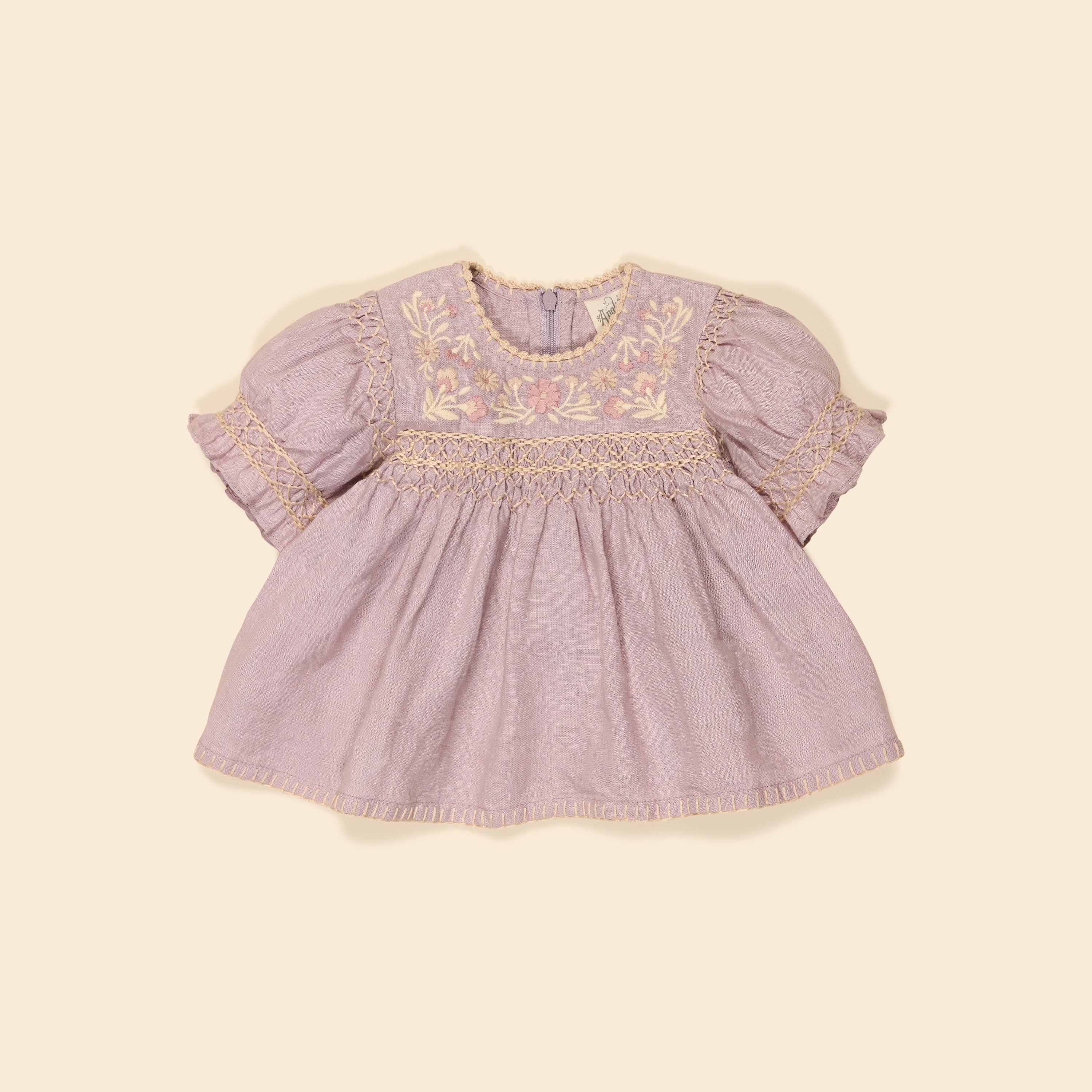 APOLINA  BABY DORA BLOUSE  LILAC