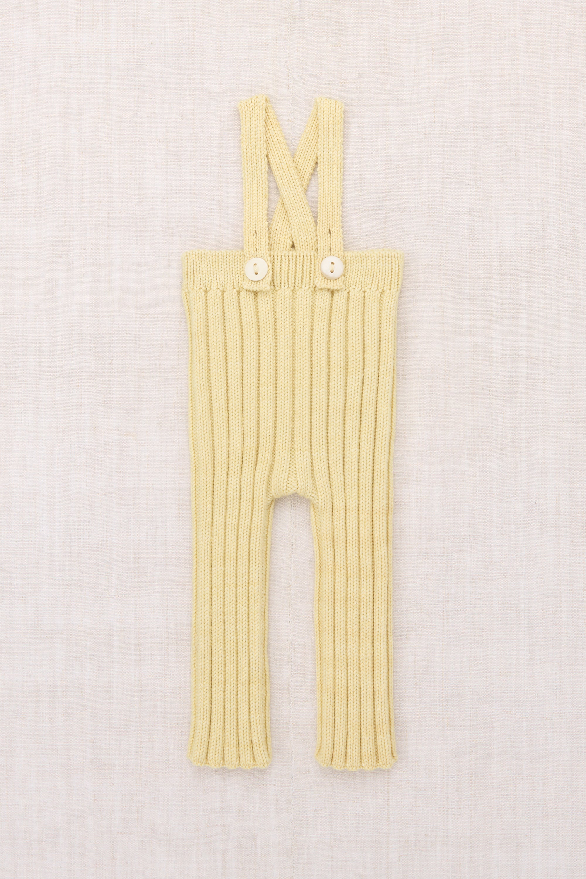 Misha & Puff BABY RIB LONGIES (SHORTBREAD) 26aw Drop1