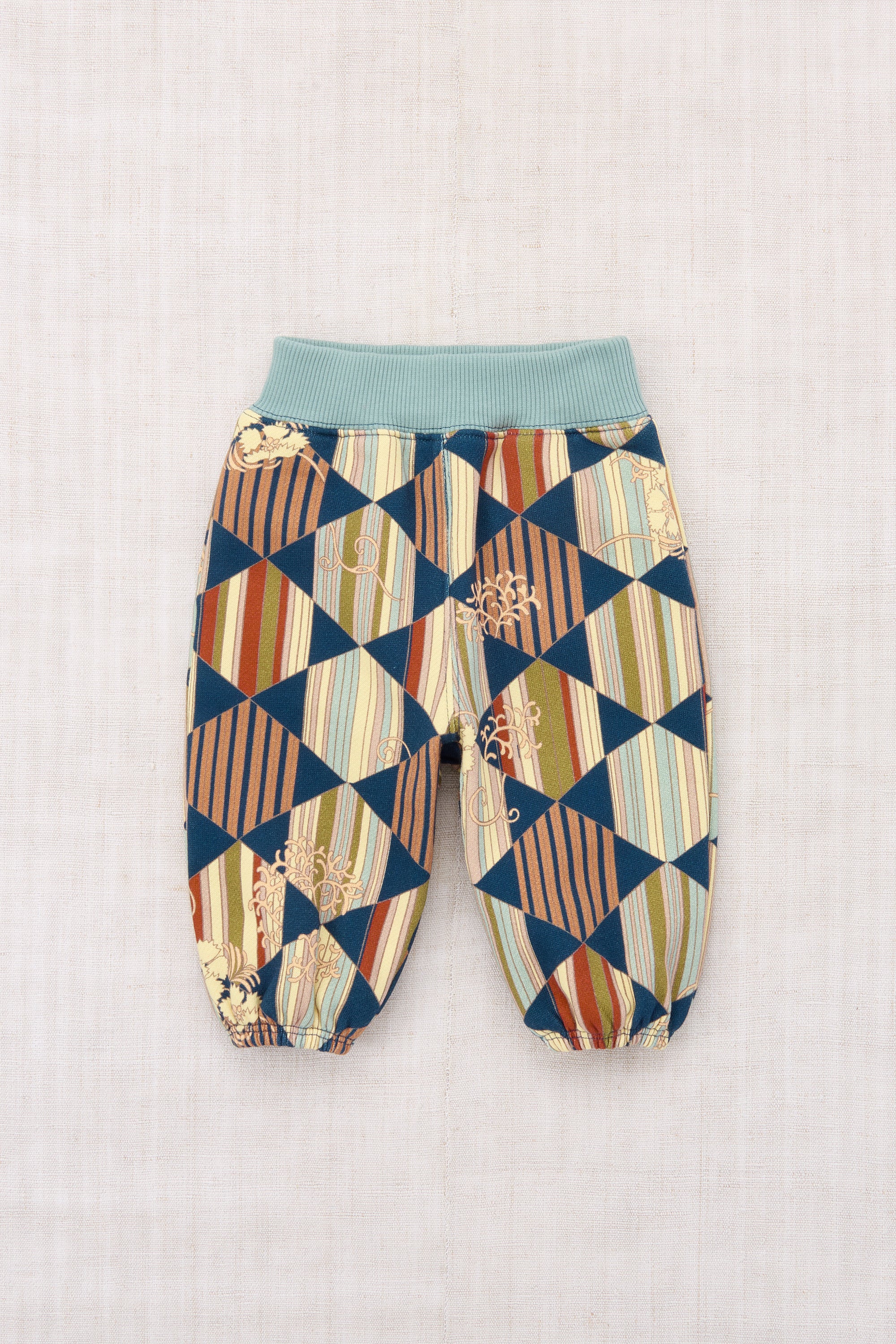 Misha & Puff   BABY GYMCLASS JOGGER (MARINE BLUE Tessellation)    26aw Drop1