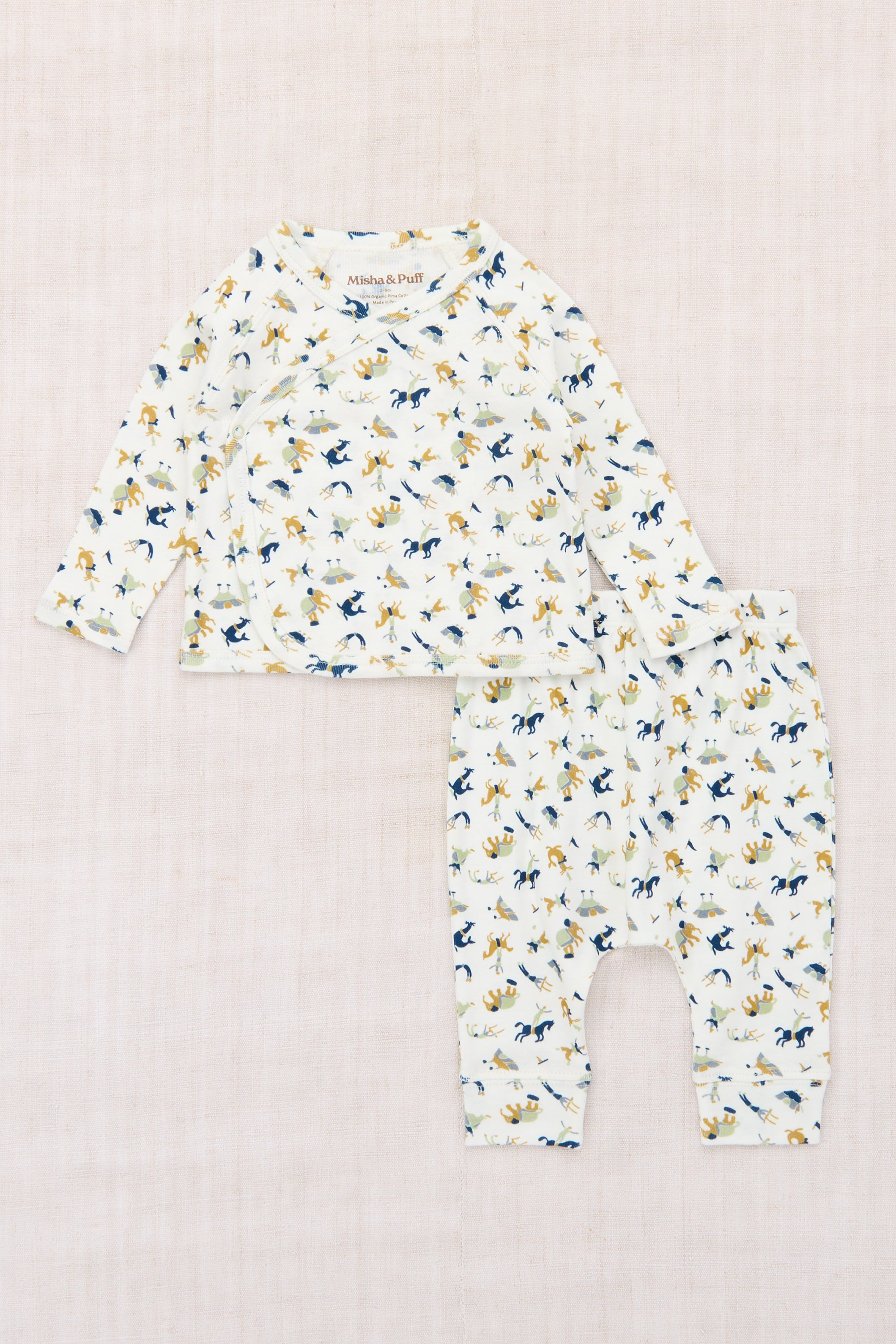 Misha & Puff　BABY WRAP SET  MARZIPAN CIRCUS  26ss Drop1