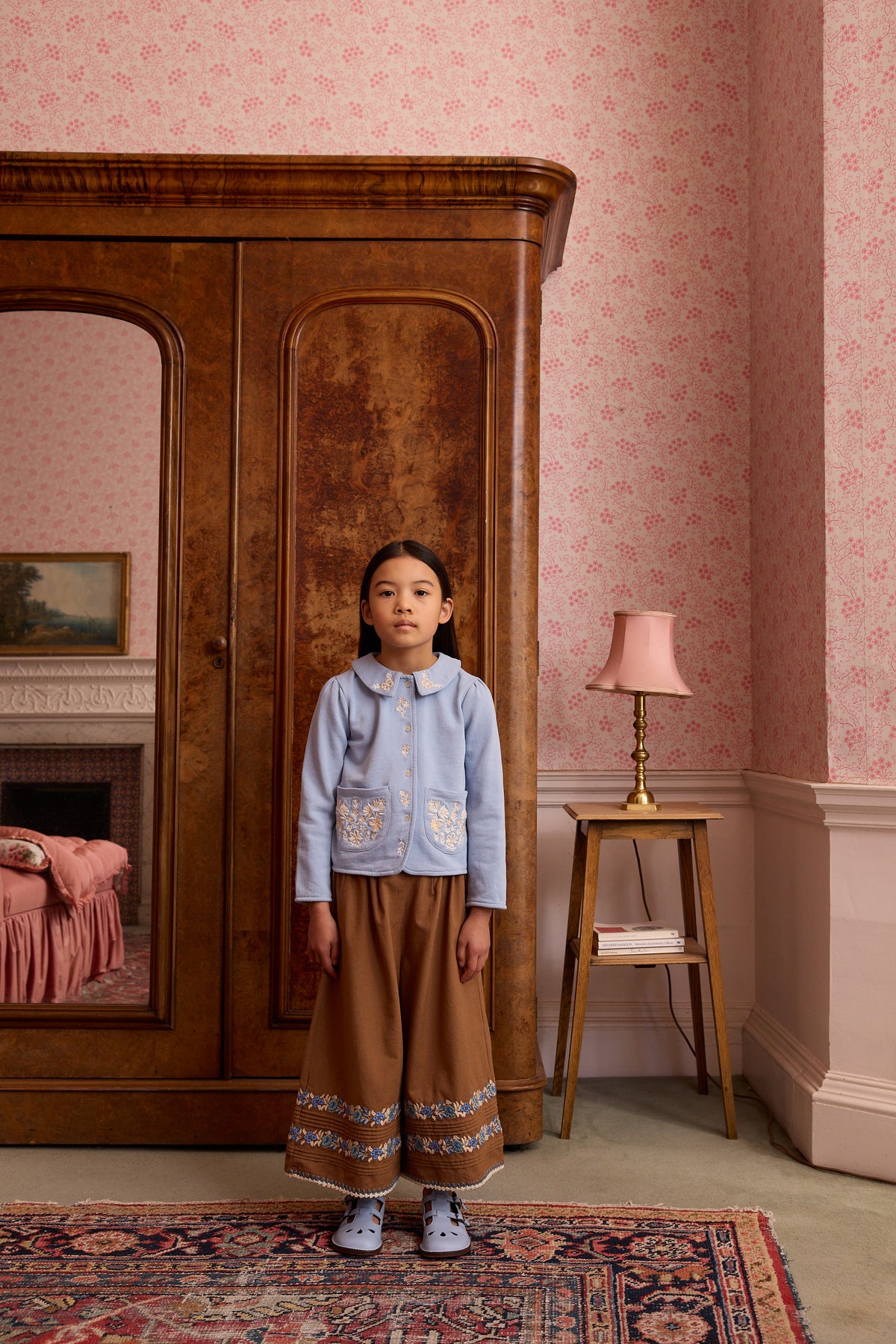 APOLINA  CONSTANCE TROUSER - CHOCOLATE