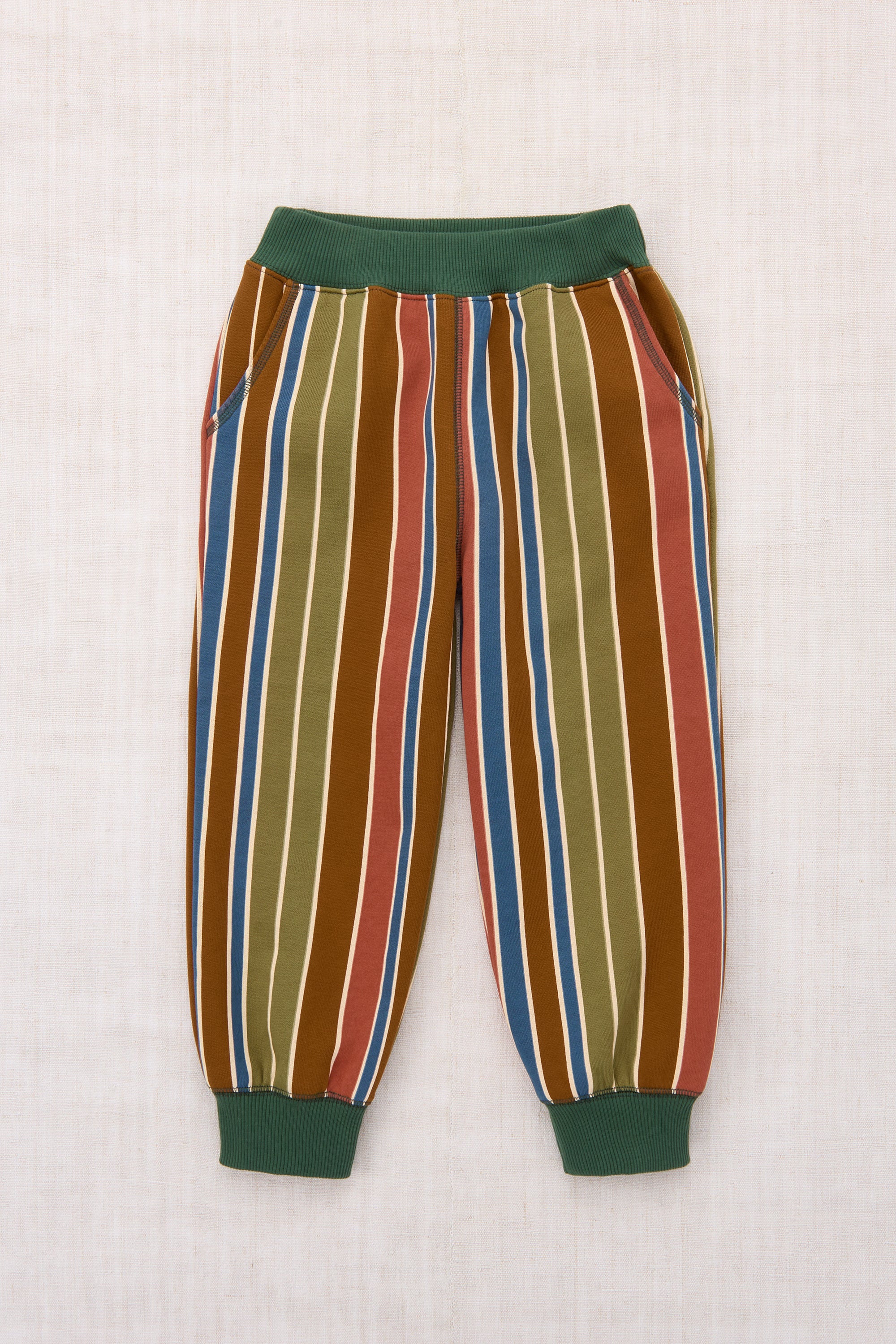 Misha & Puff　COURT JOGGER (NUTMEG AFTERSCHOOL STRIPE)　26aw Drop1