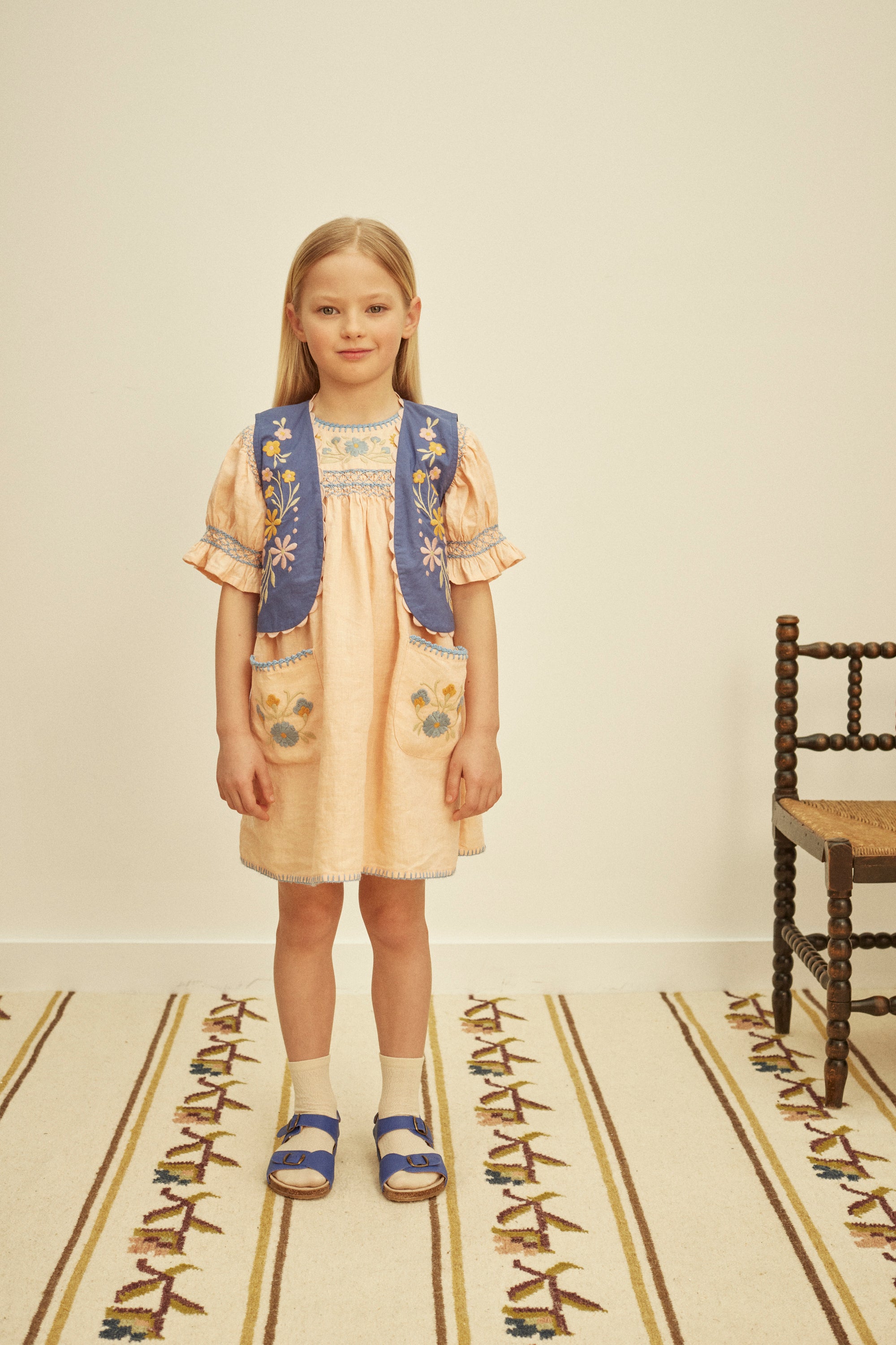 APOLINA  DORA DRESS - SATIN PINK
