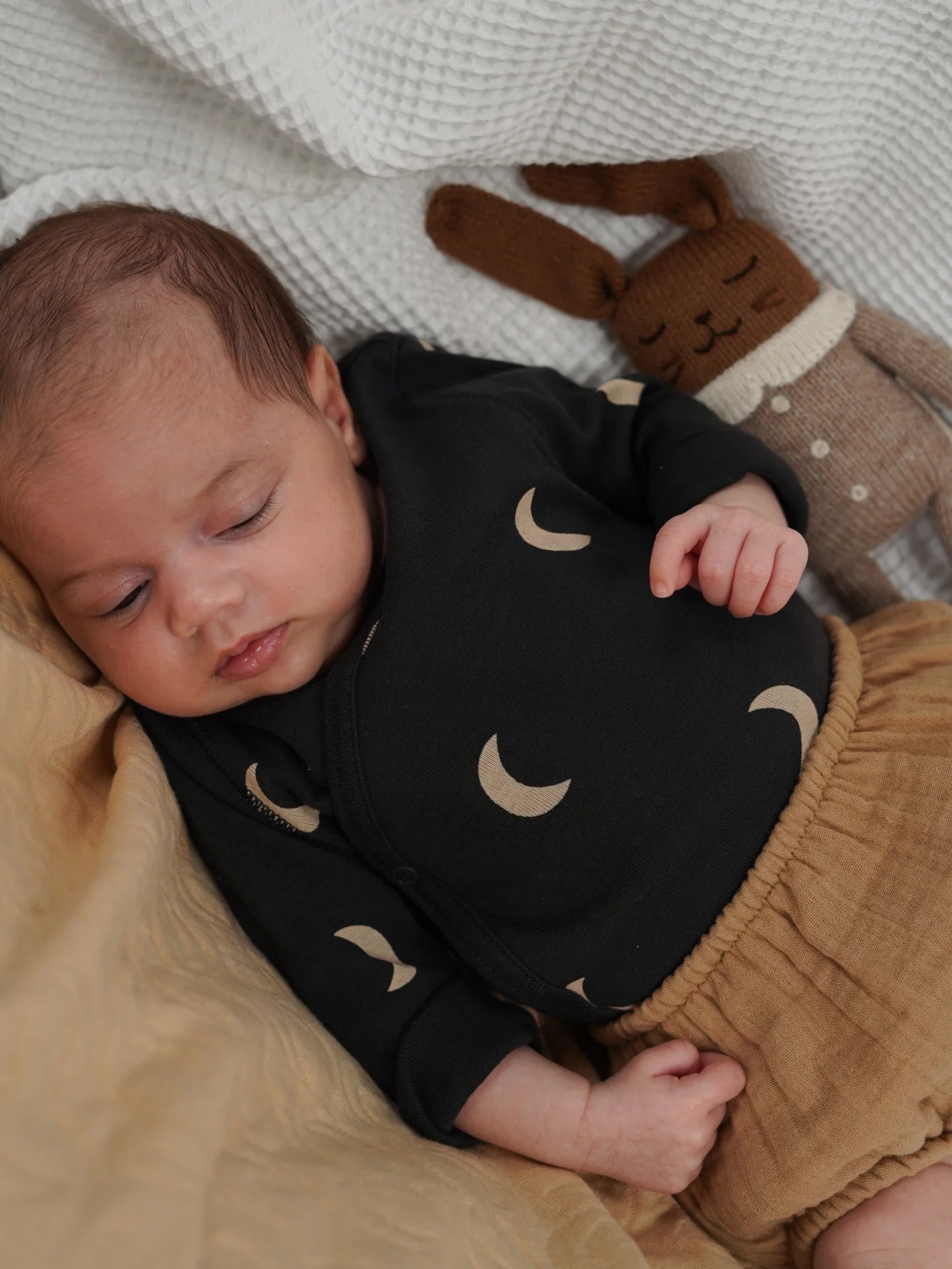 ORGANIC ZOO  Charcoal Midnight Wrap Bodysuit