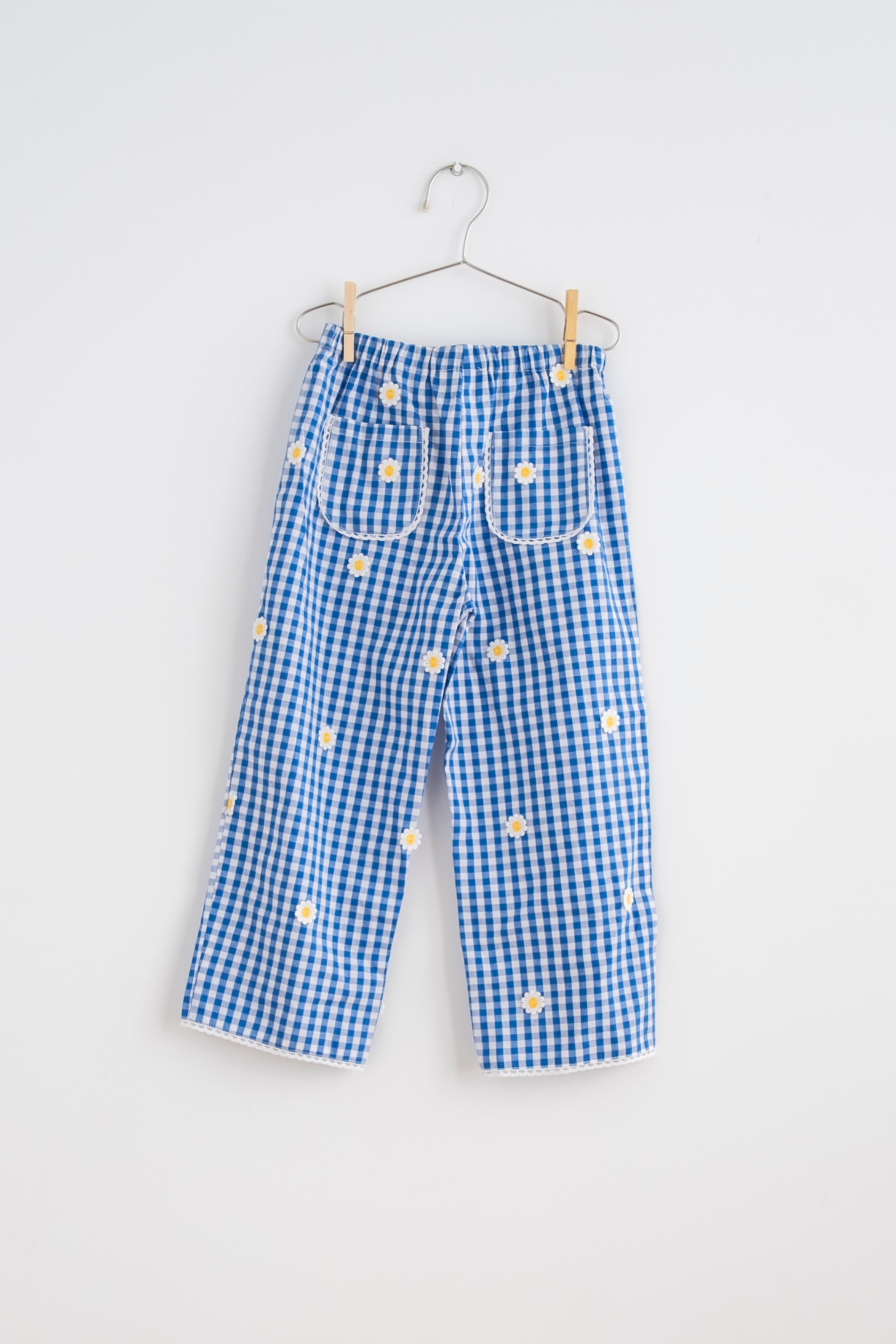 FISH & KIDS　DAISY FLOWERS PANTS  BLUE