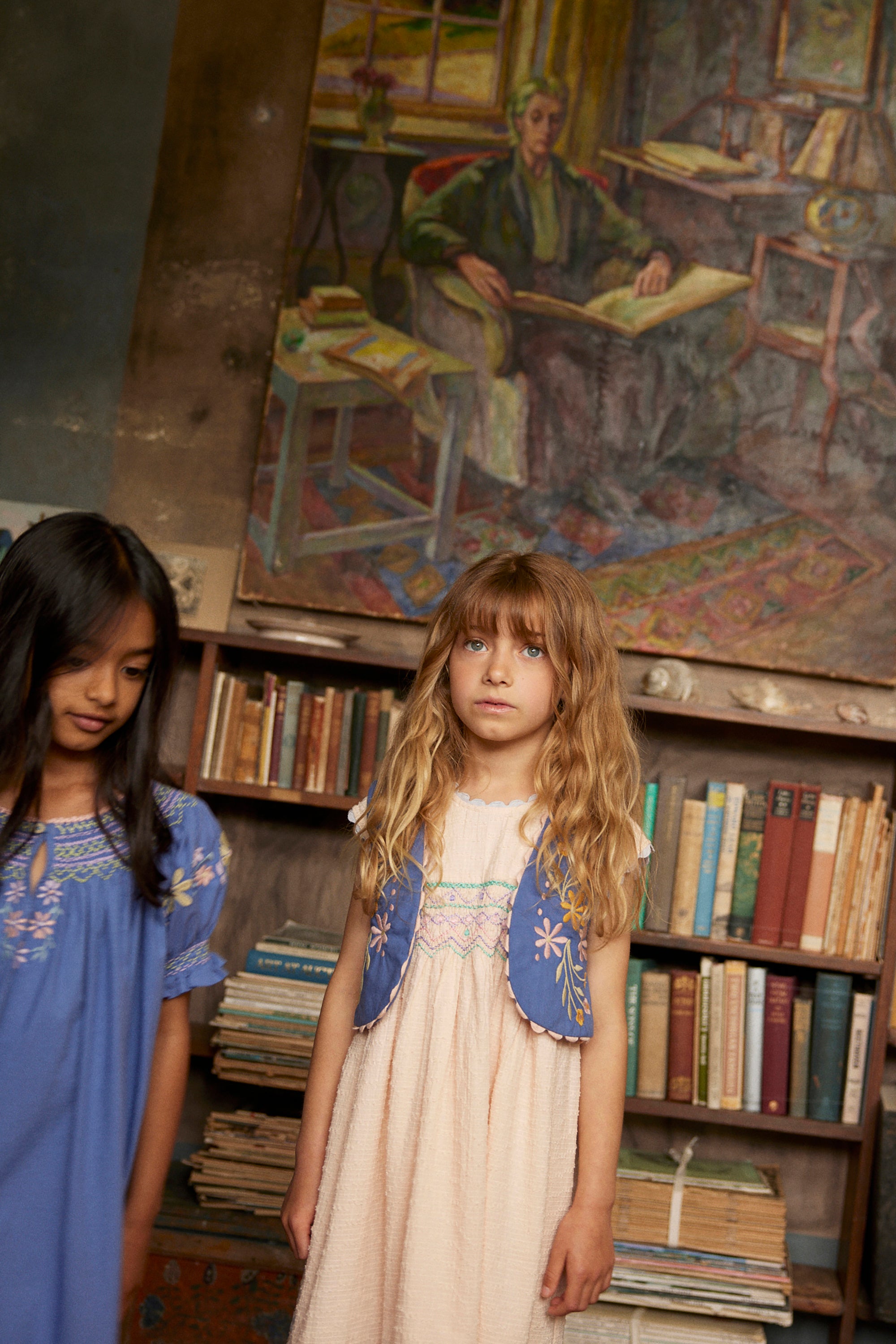 APOLINA  GIGI MIDI DRESS - BLUSH