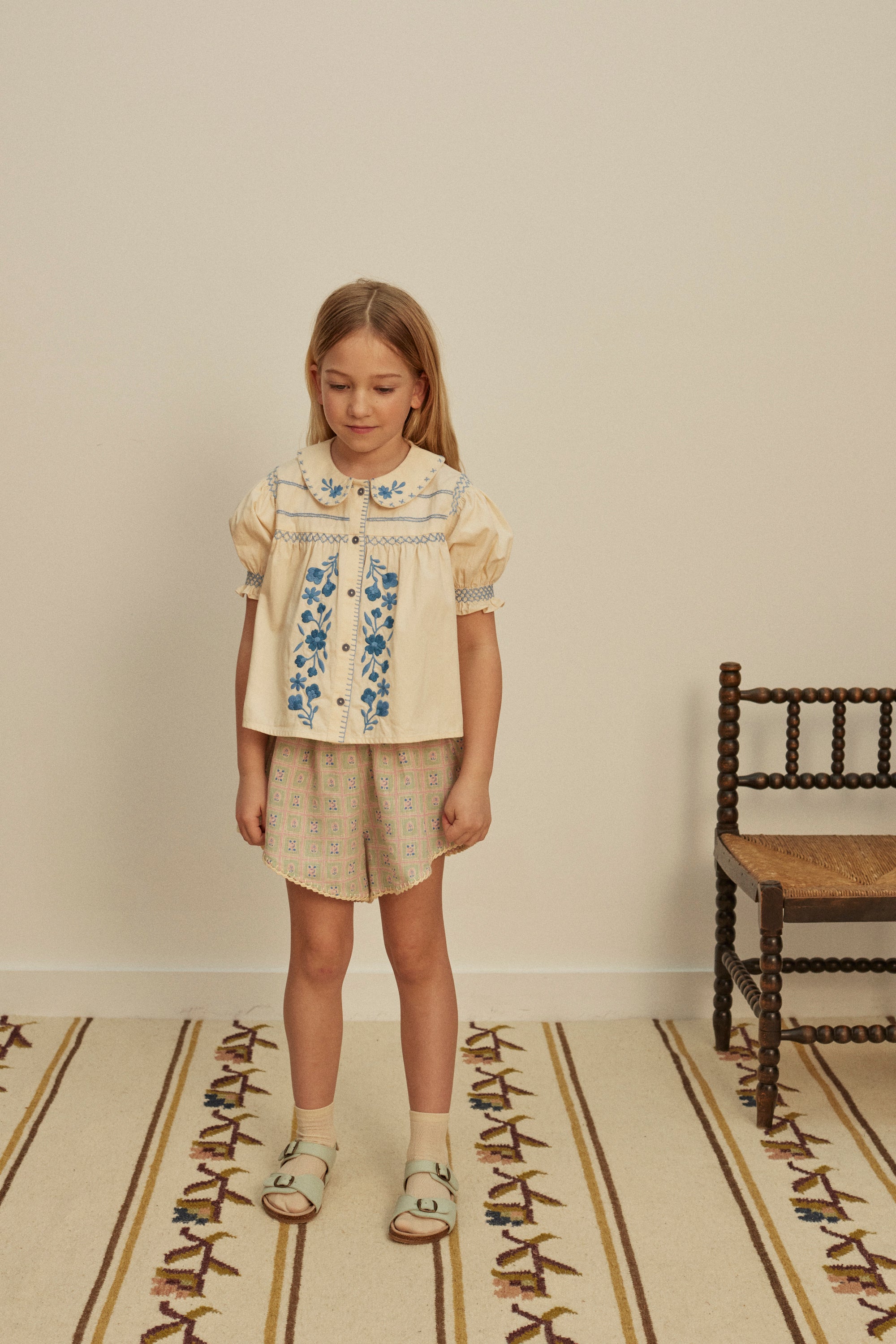 APOLINA  HEIDI BLOUSE - CREAM