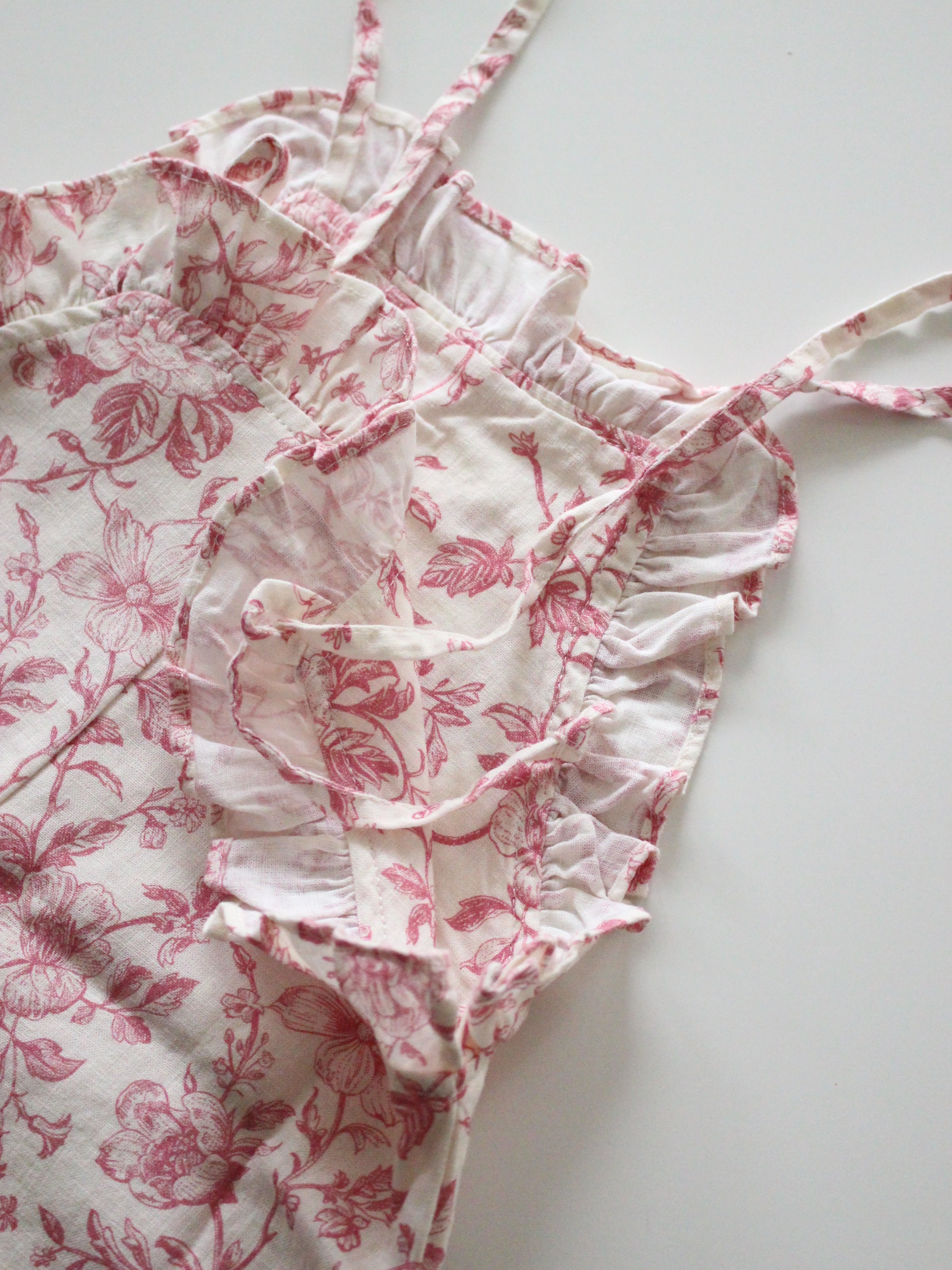 BABE & TESS  Tutuna Jane Jumpsuit  peonia flowers