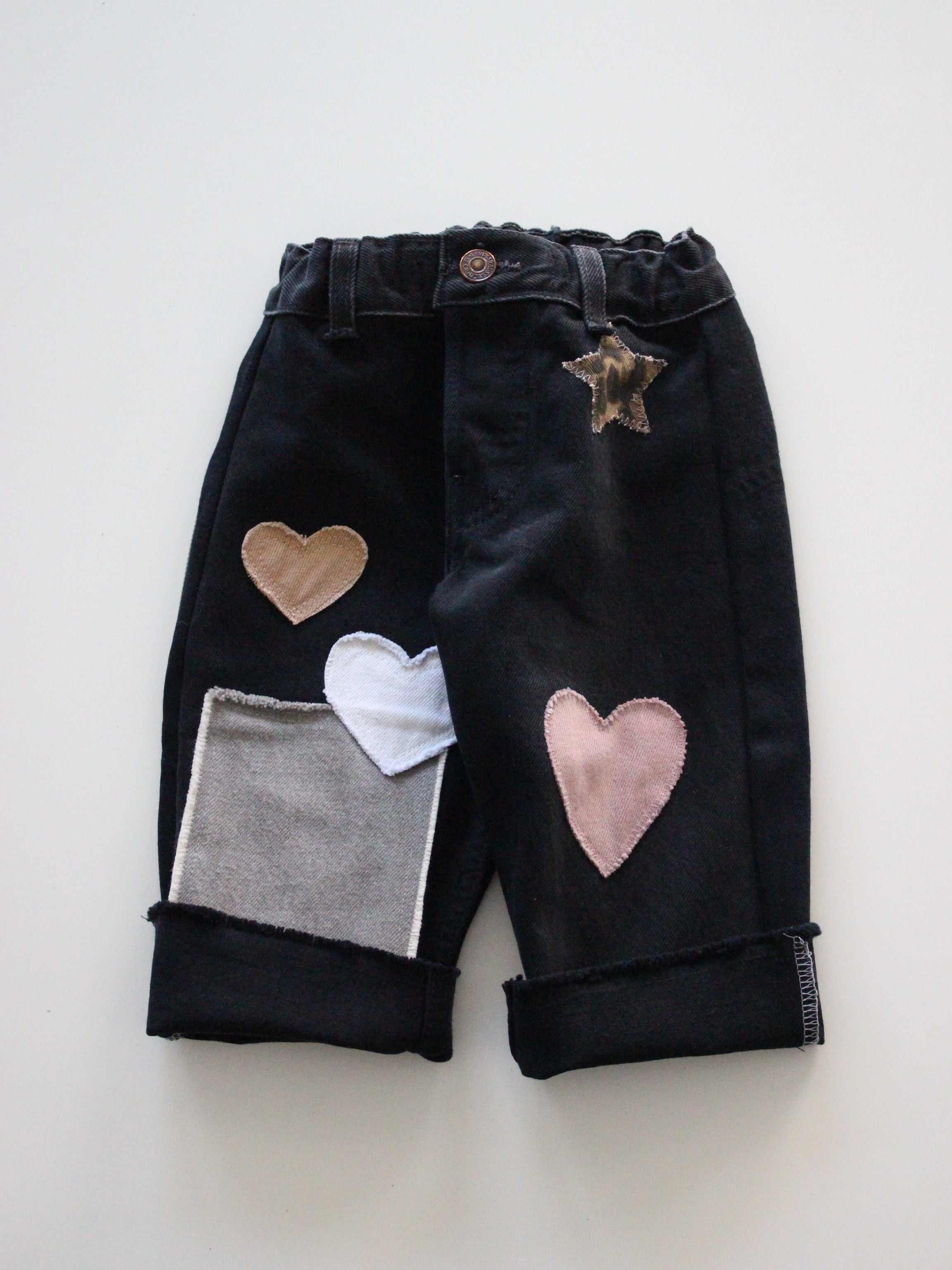 Wunderlang  LOVE Jeans   "black"