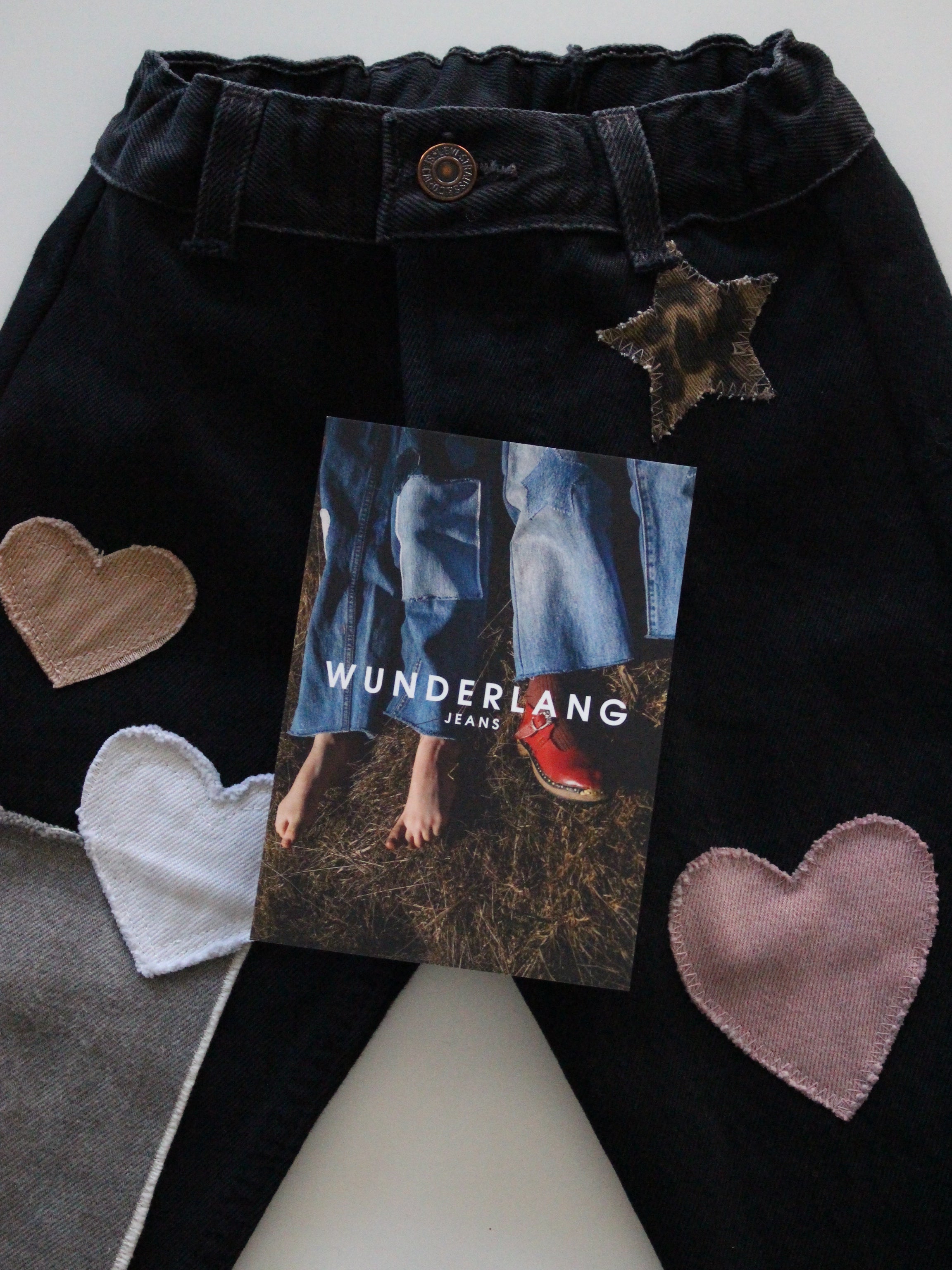 Wunderlang  LOVE Jeans   "black"