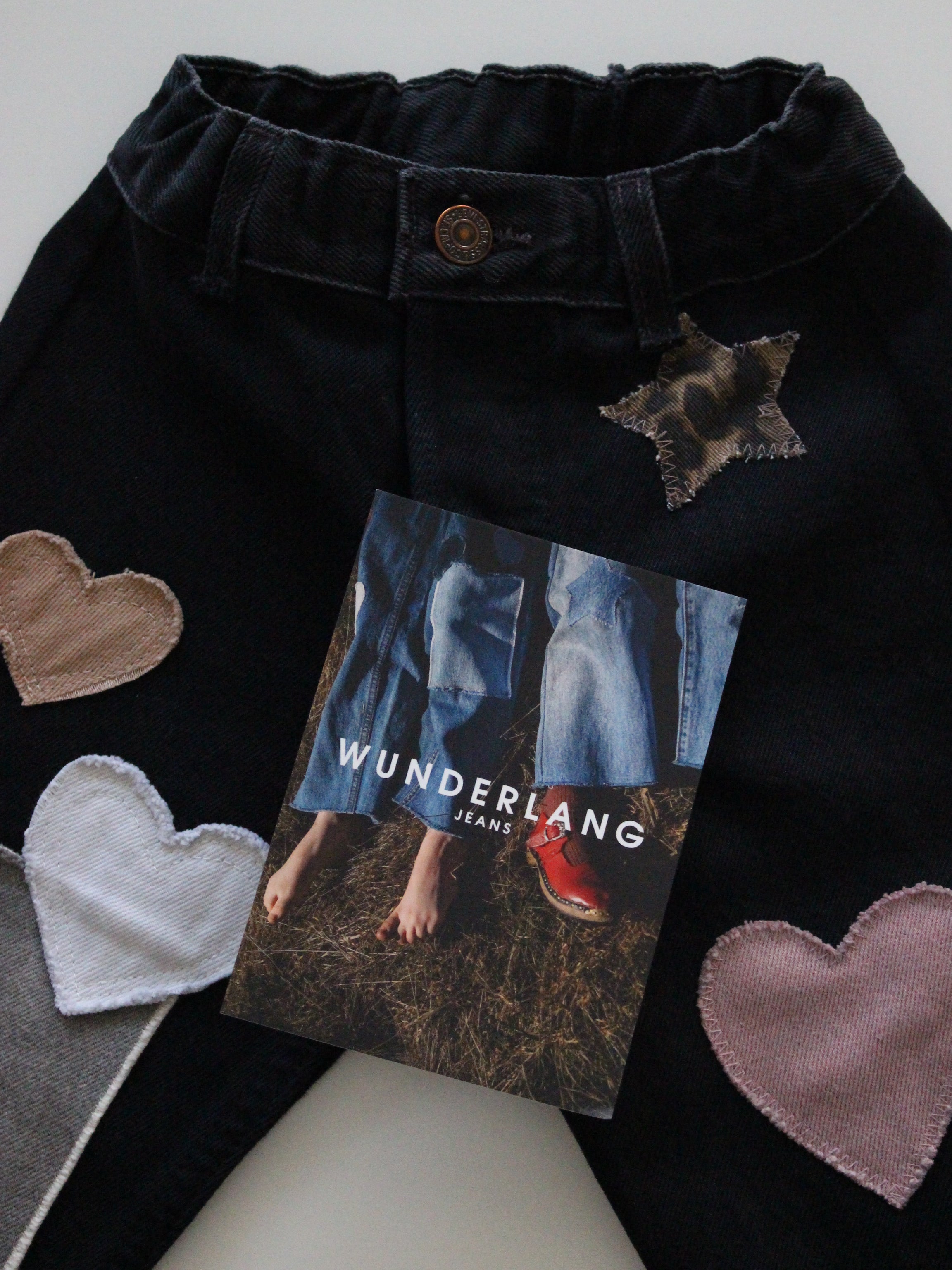 Wunderlang  LOVE Jeans   "black"