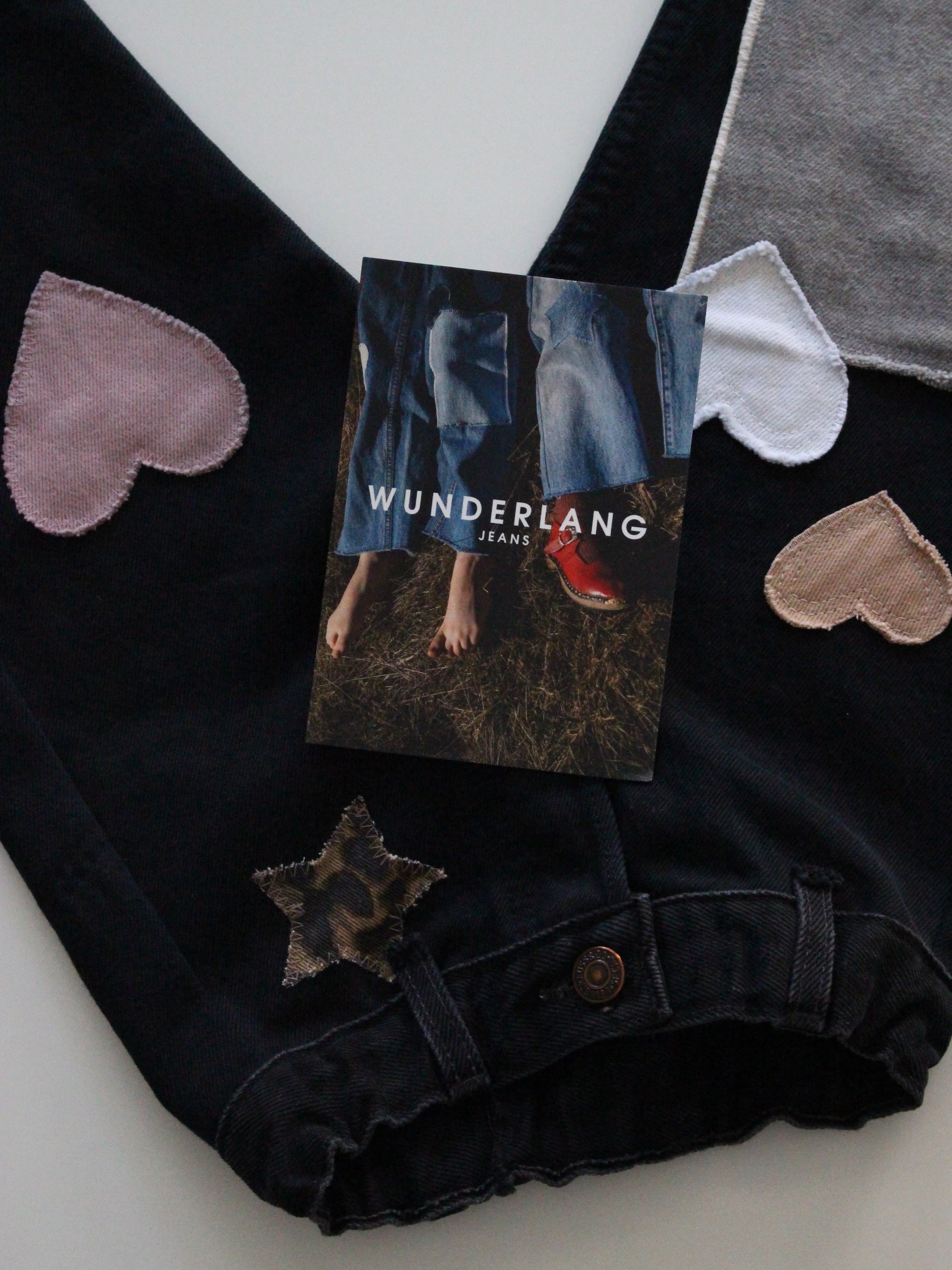 Wunderlang  LOVE Jeans   "black"