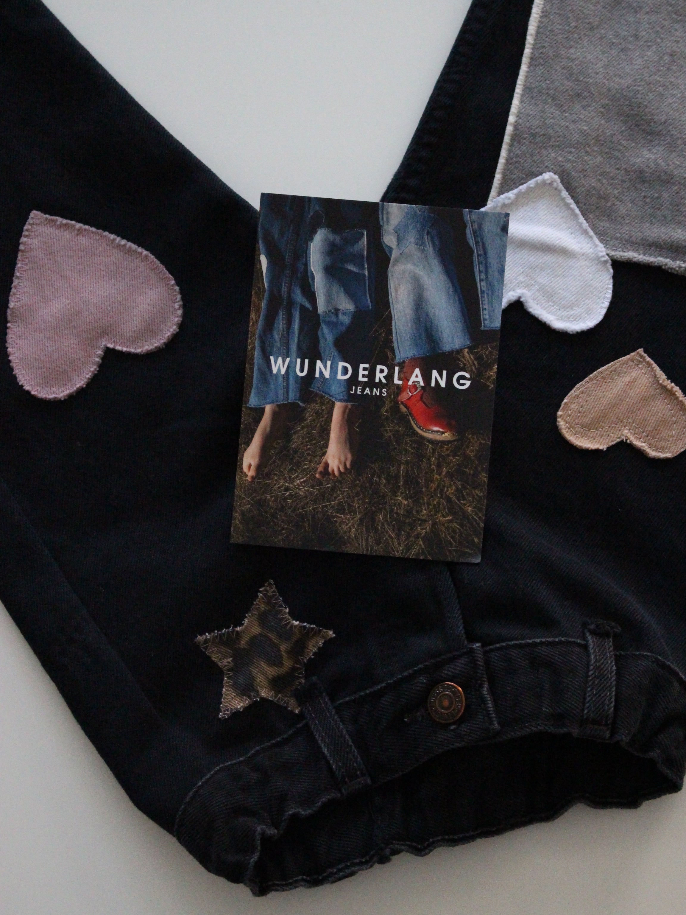 Wunderlang  LOVE Jeans   "black"