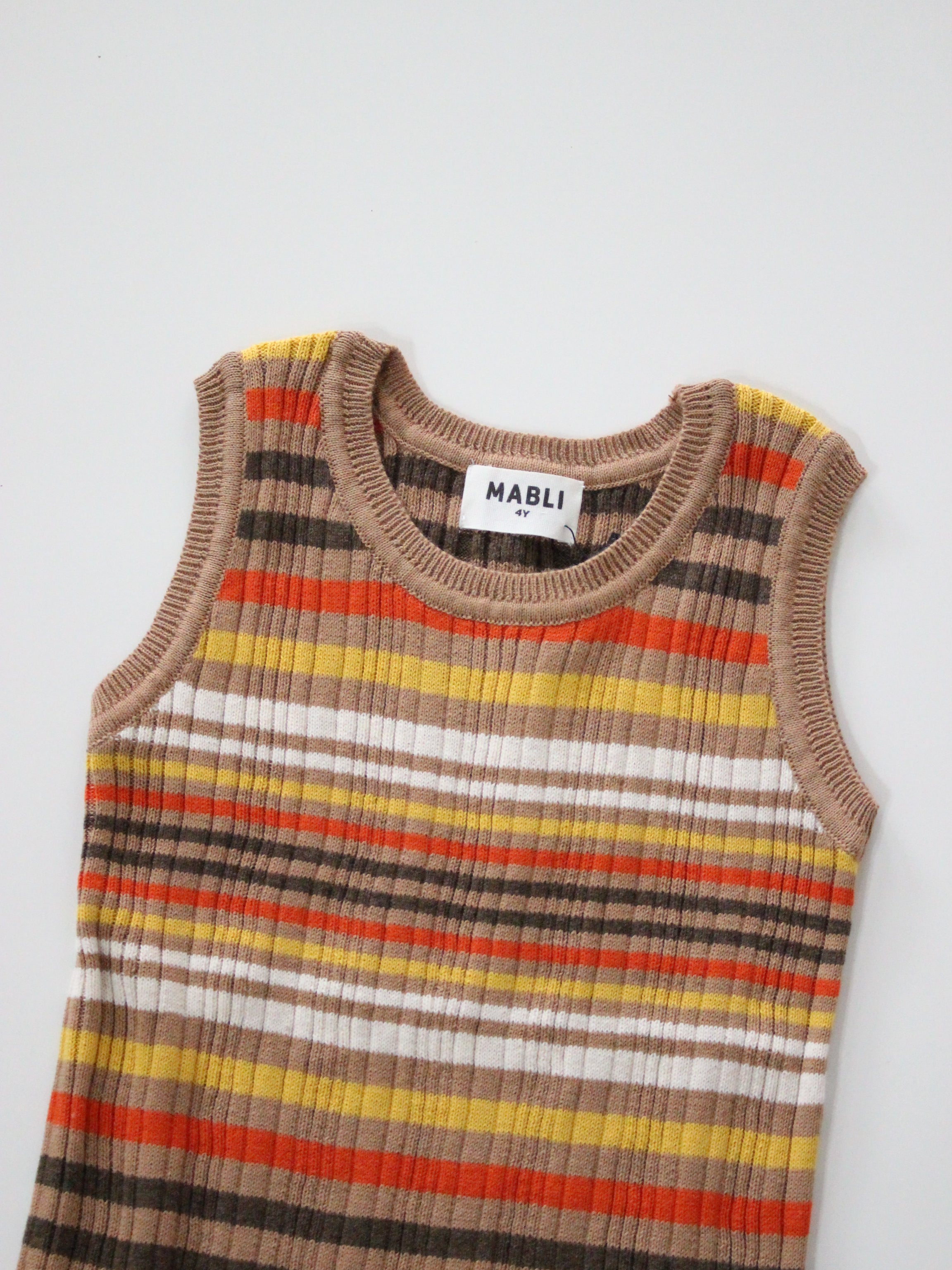 MABLI　CARAVAN VEST  COACH SEAT STRIPE
