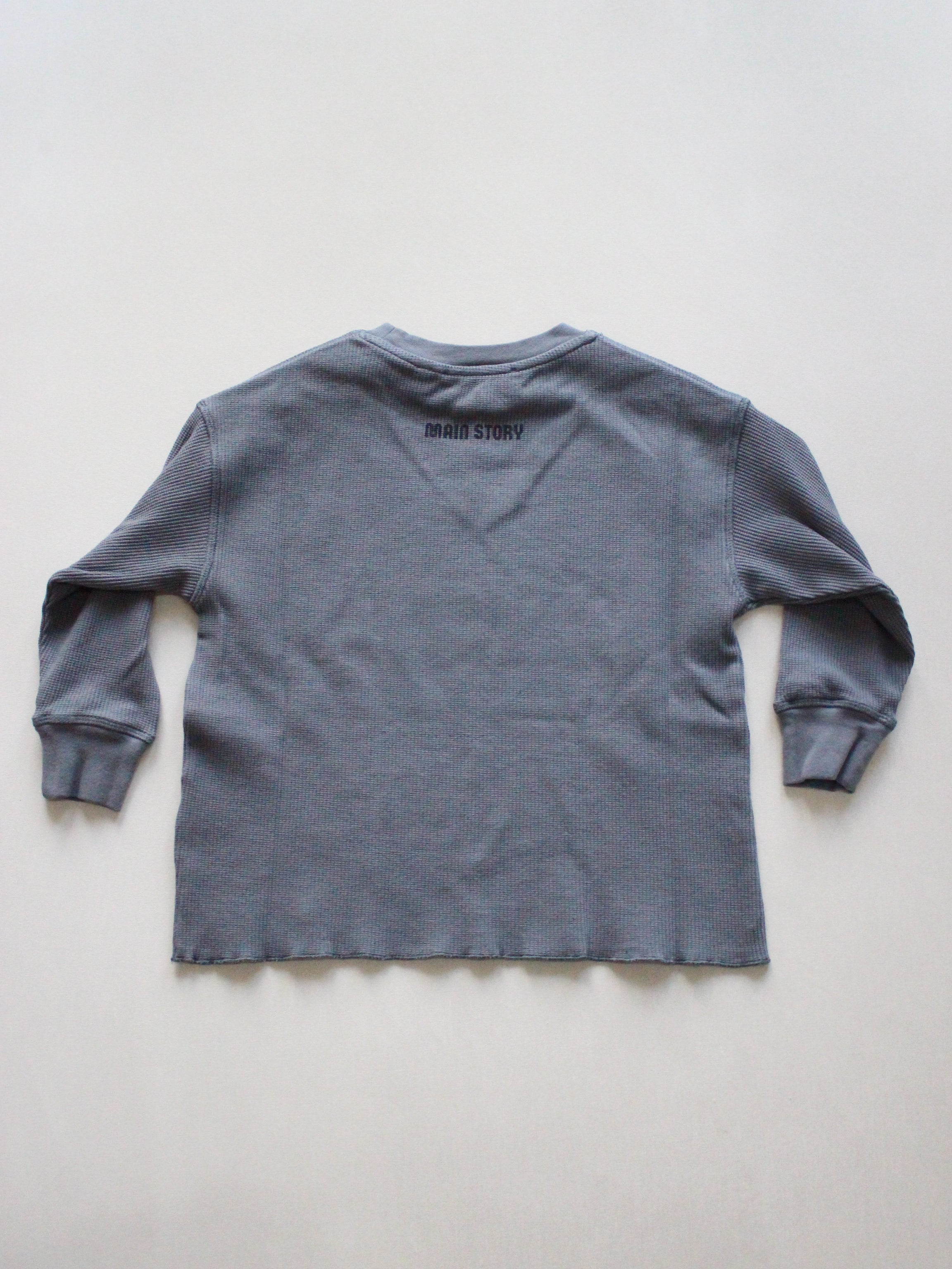 main story  Waffle Tee - Pewter