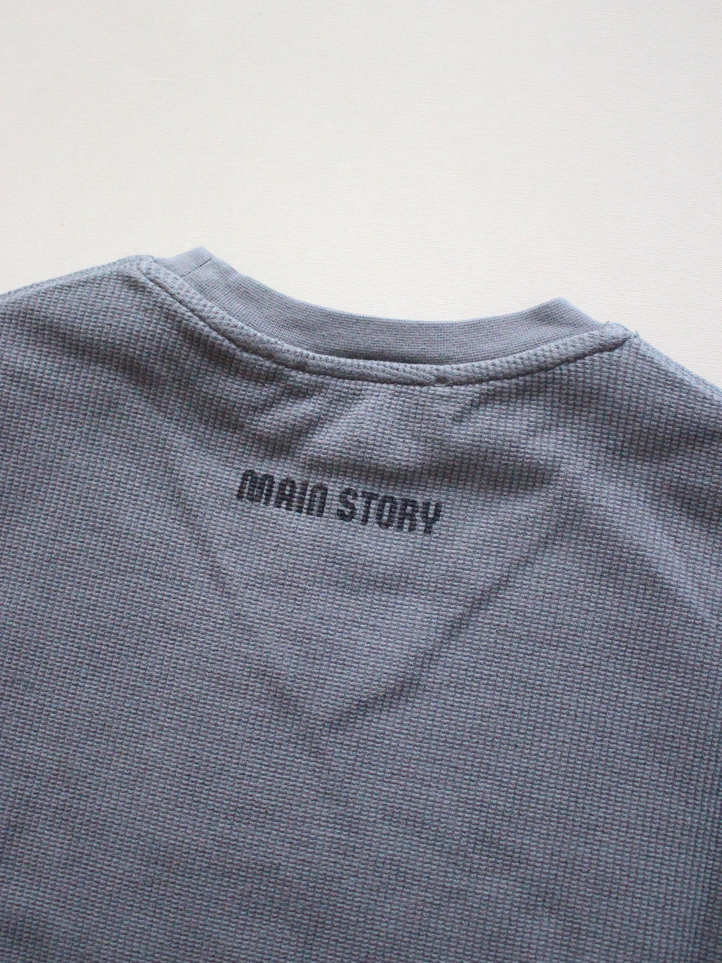 main story  Waffle Tee - Pewter