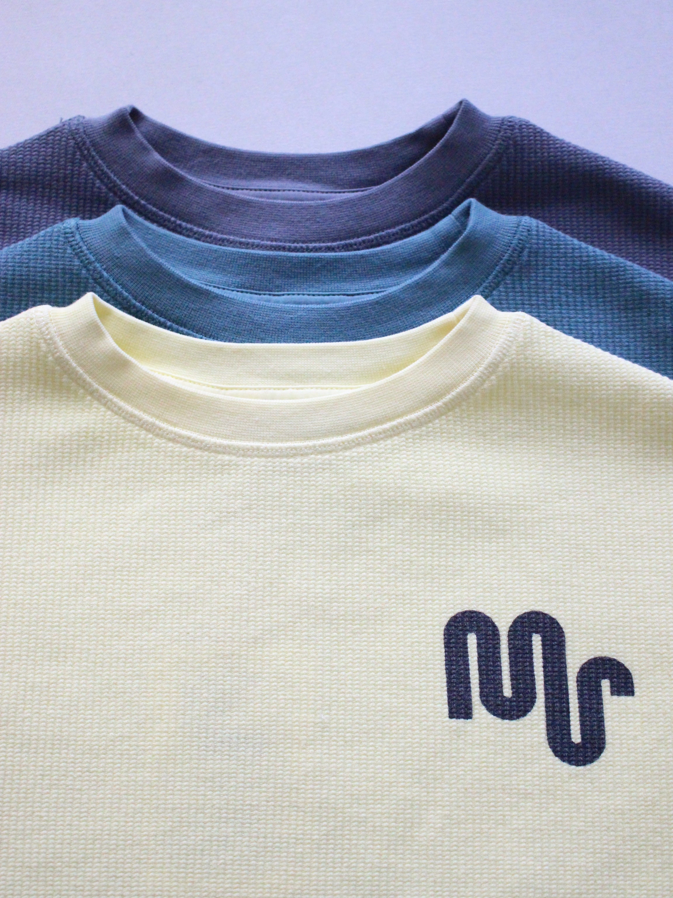 main story  Waffle Tee - Pewter