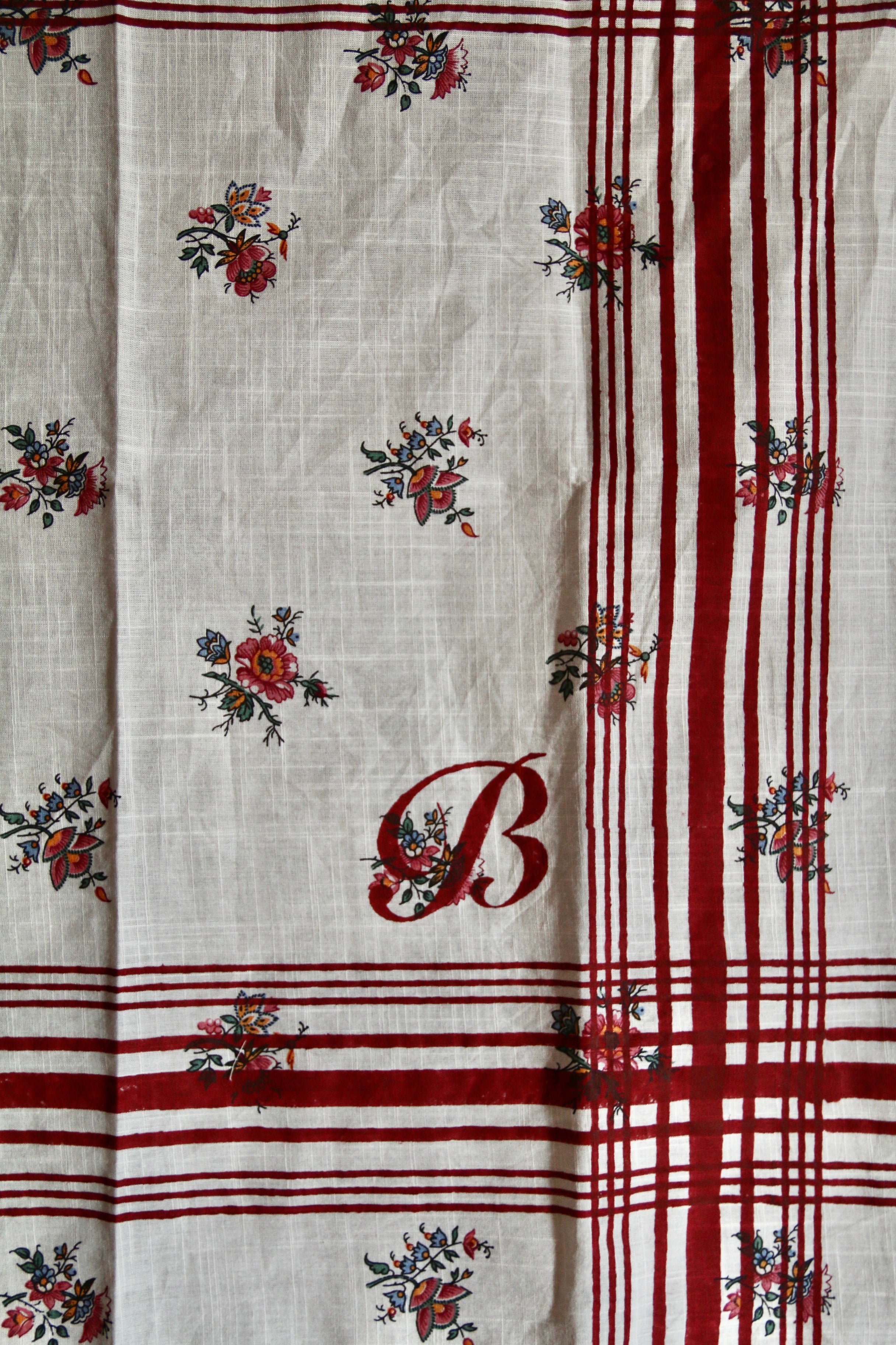BONJOUR DIARY   Shorts with scarf Garden flowers print - Denim