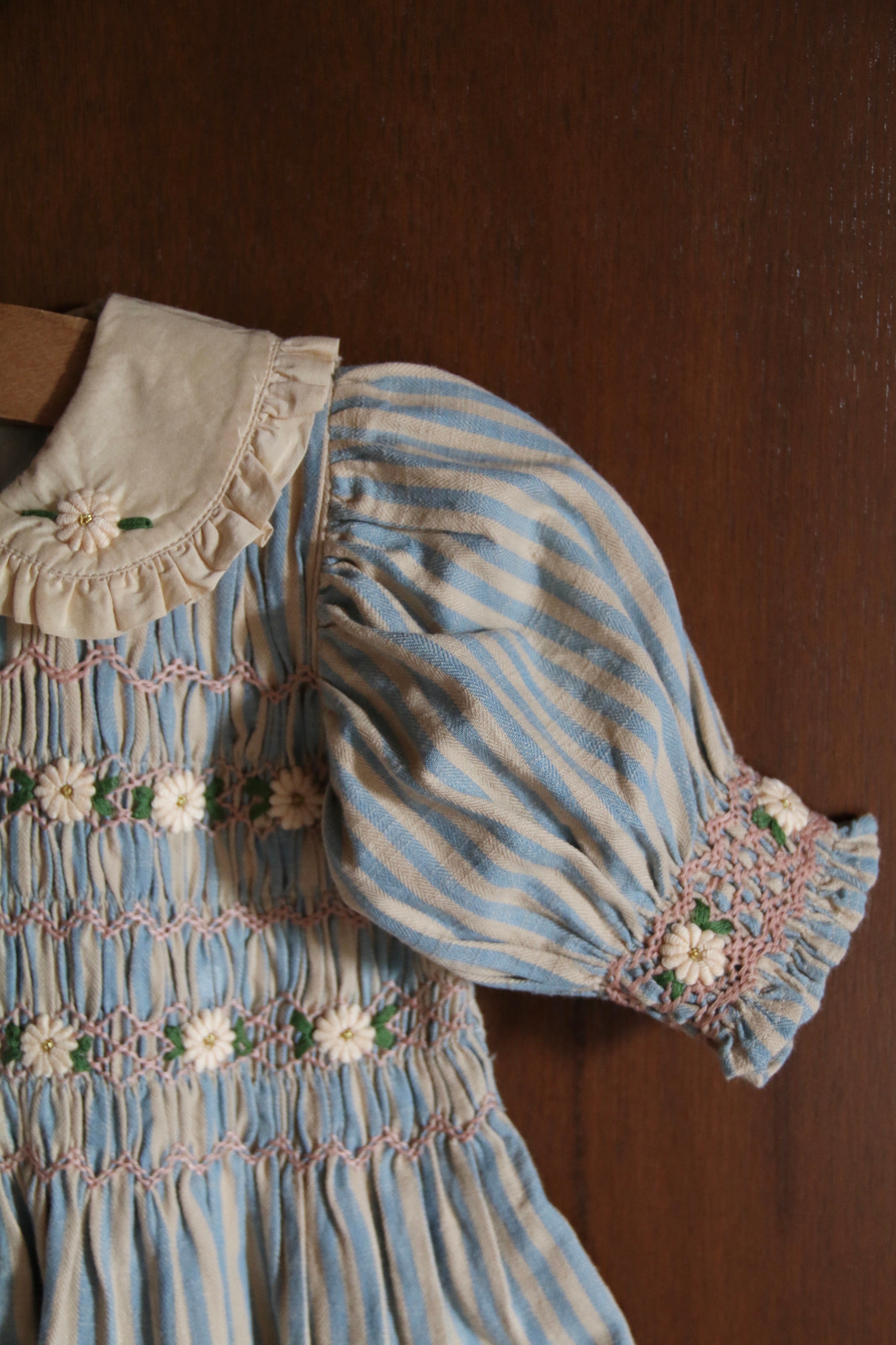 BONJOUR DIARY Romantique tunique Blue transat stripe