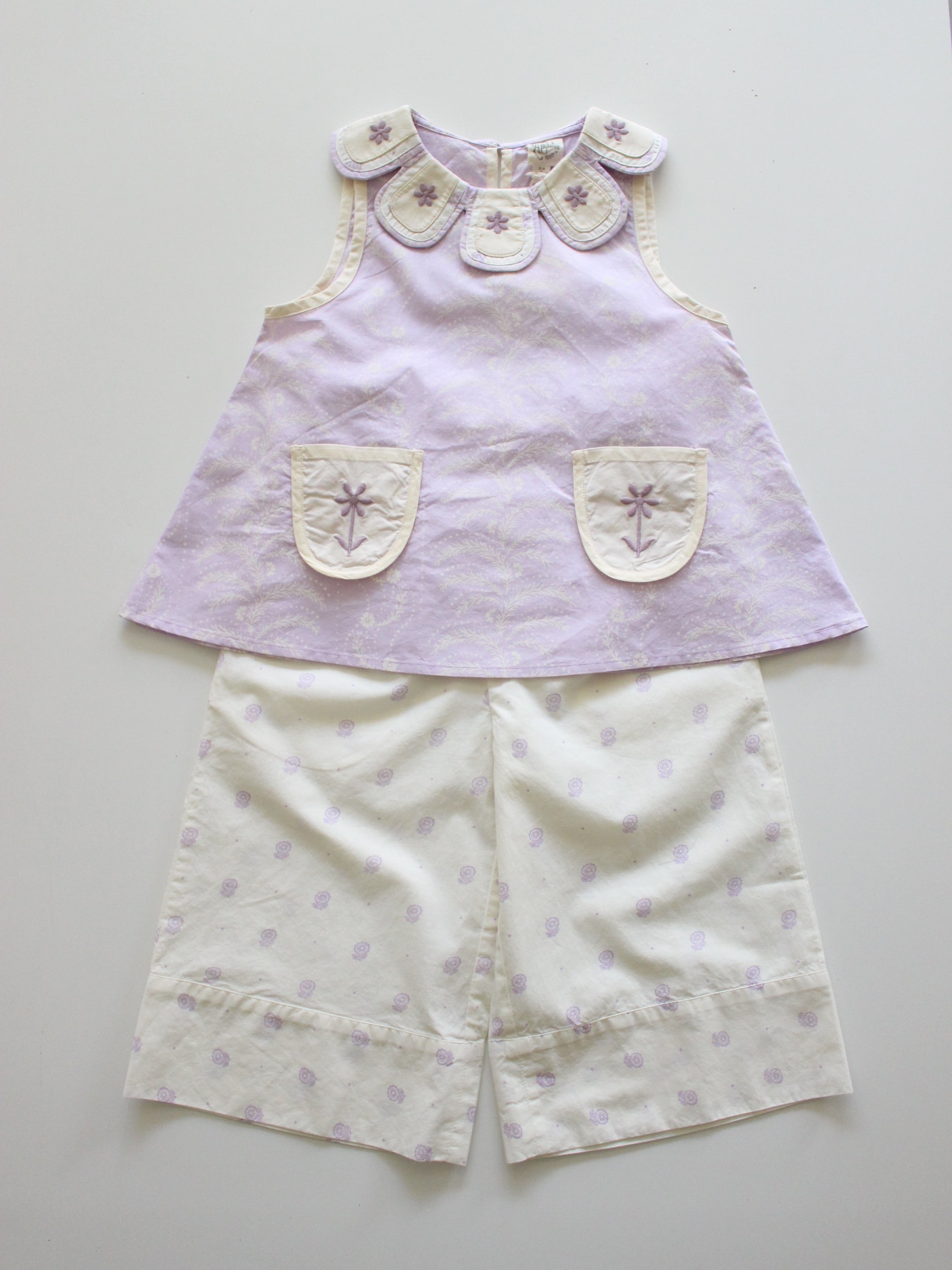 APOLINA  FLORA TROUSER SET  WALLFLOWER/STUDIO CALICO CREAM