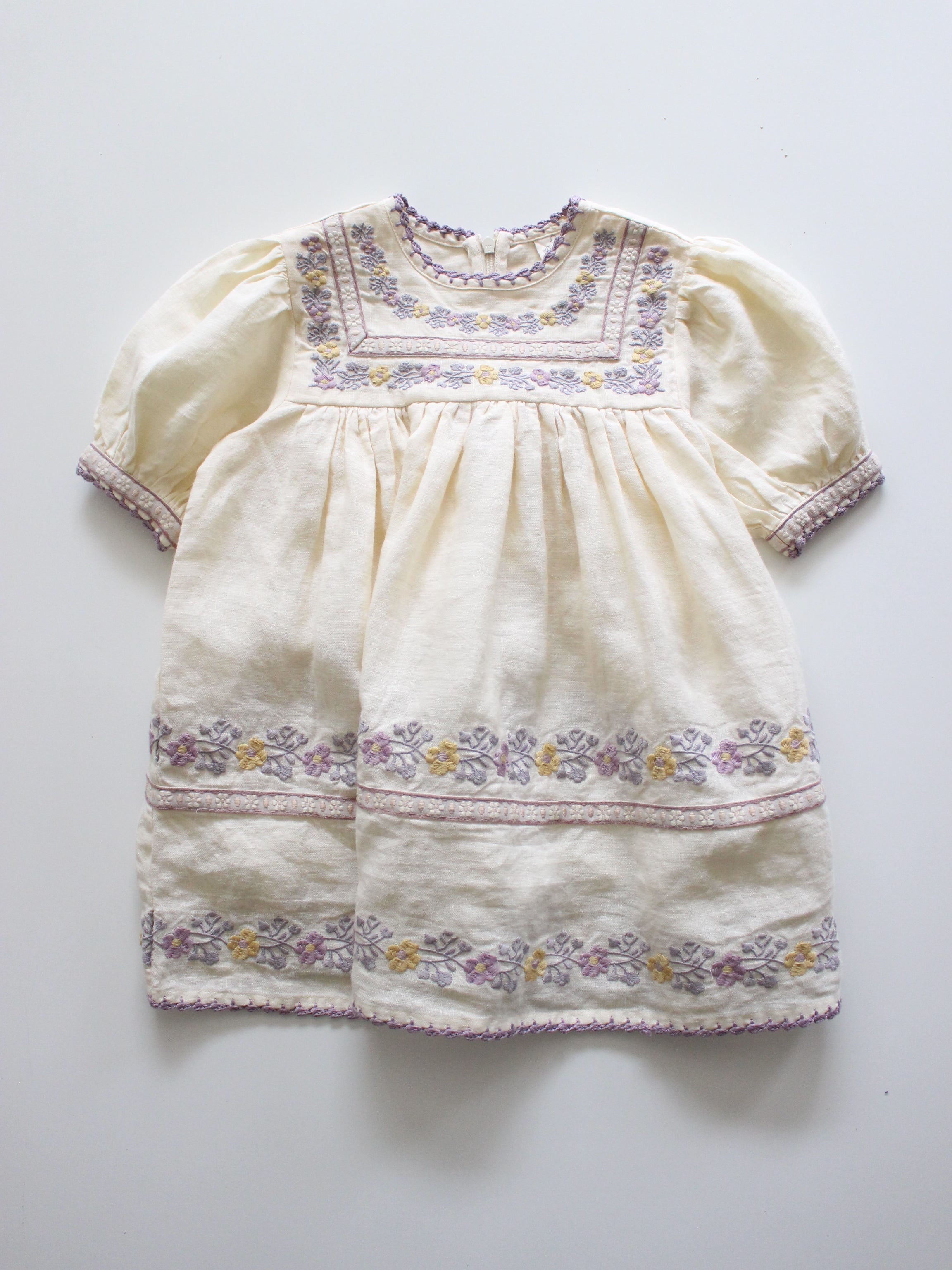 APOLINA  PATSY RIBBONS DRESS  CREAM　