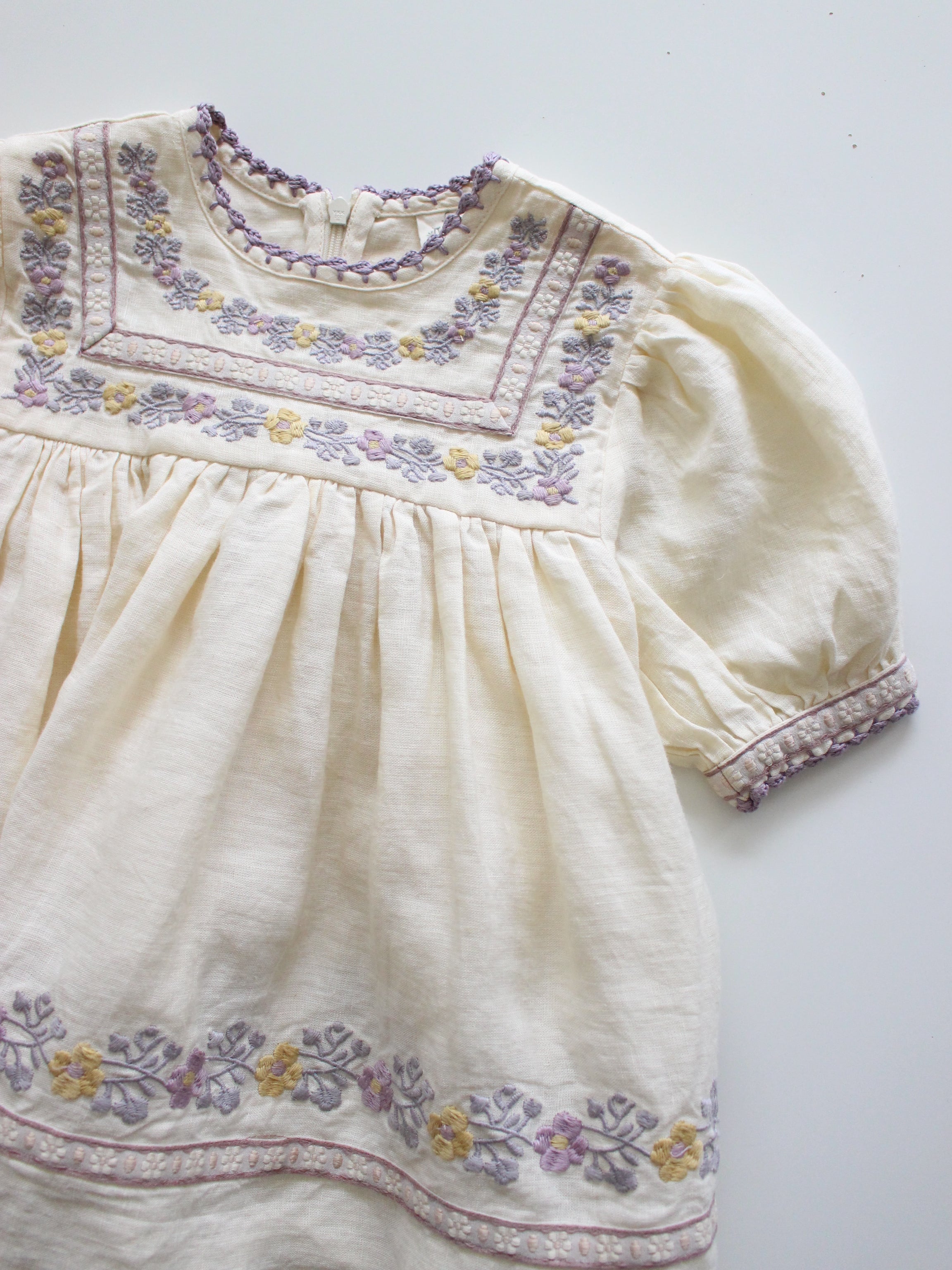 APOLINA  PATSY RIBBONS DRESS  CREAM　
