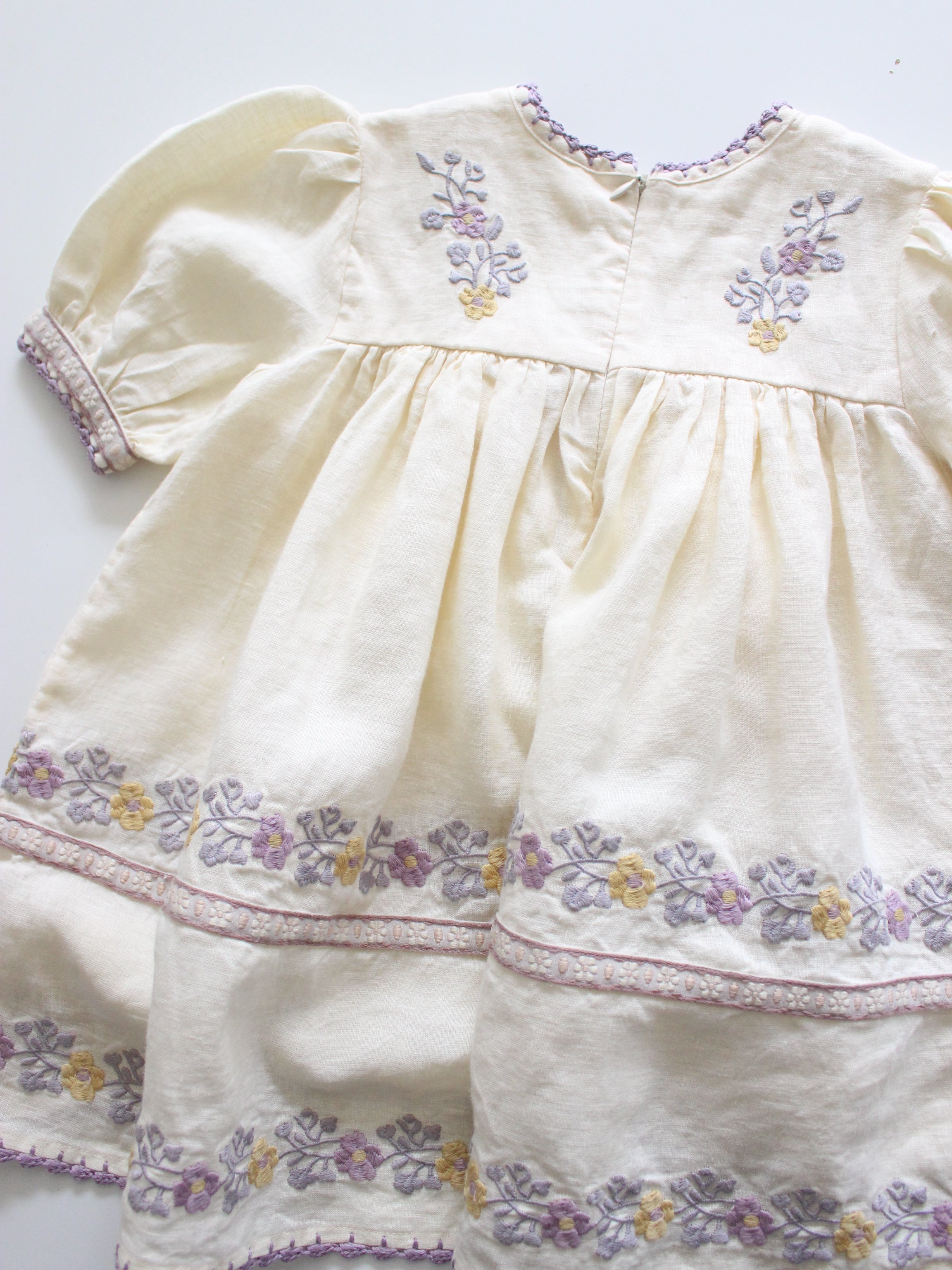 APOLINA  PATSY RIBBONS DRESS  CREAM　
