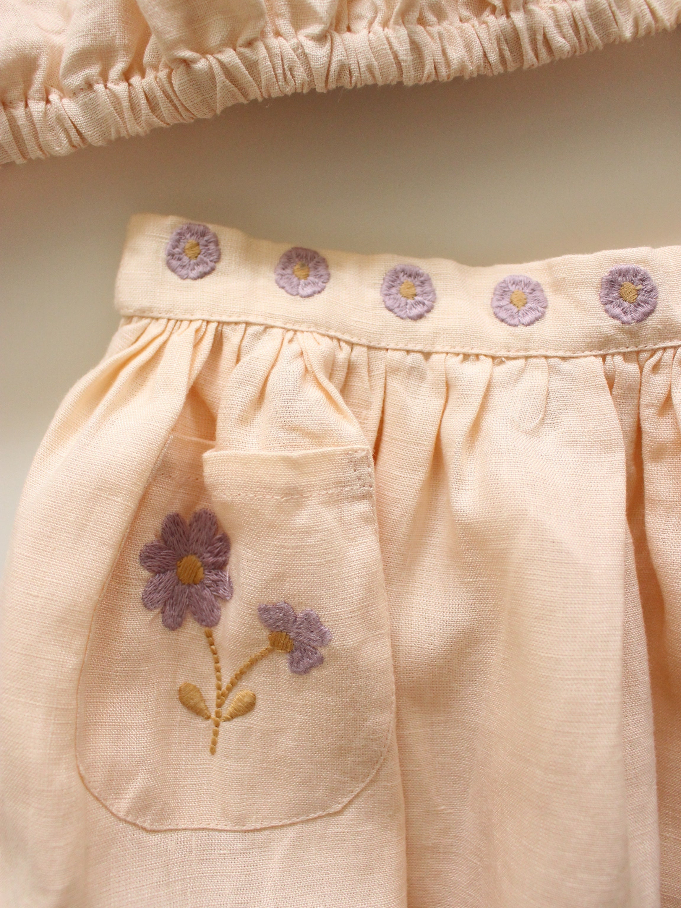 APOLINA VELMA SKIRT SET BLUSH