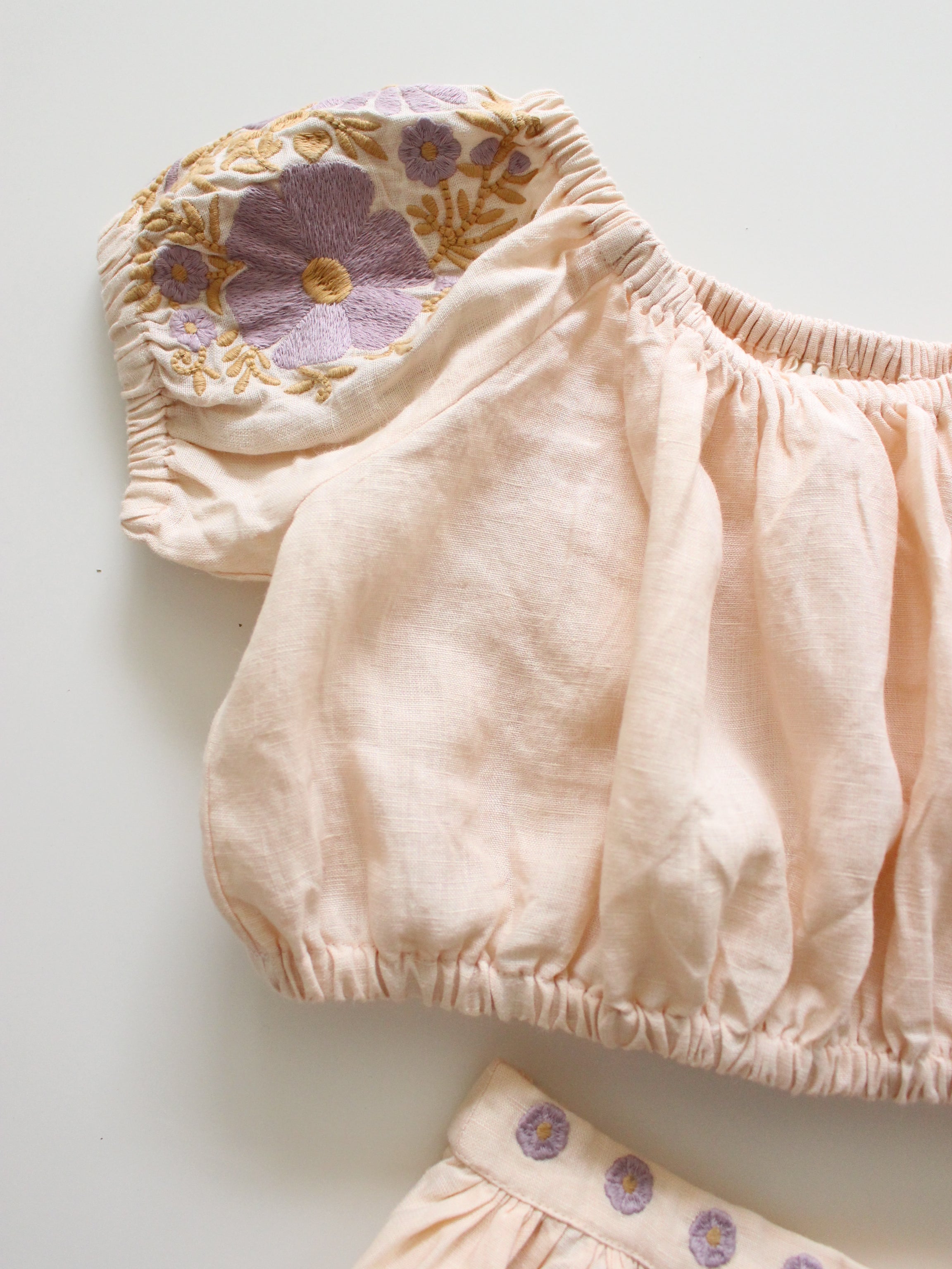 APOLINA  VELMA SKIRT SET  BLUSH