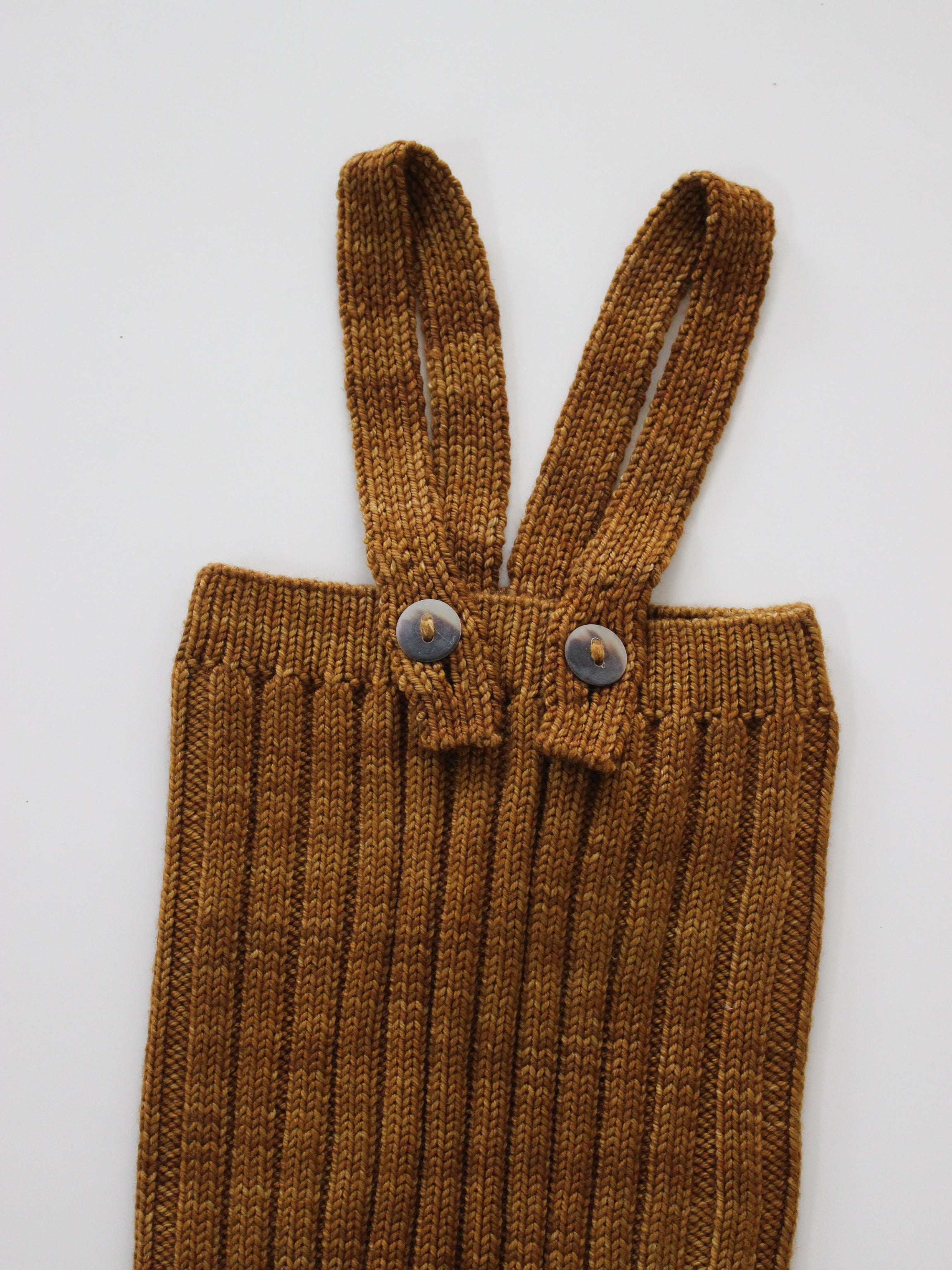 Misha & Puff　BABY RIB LONGIES (NUTMEG)　26aw Drop1