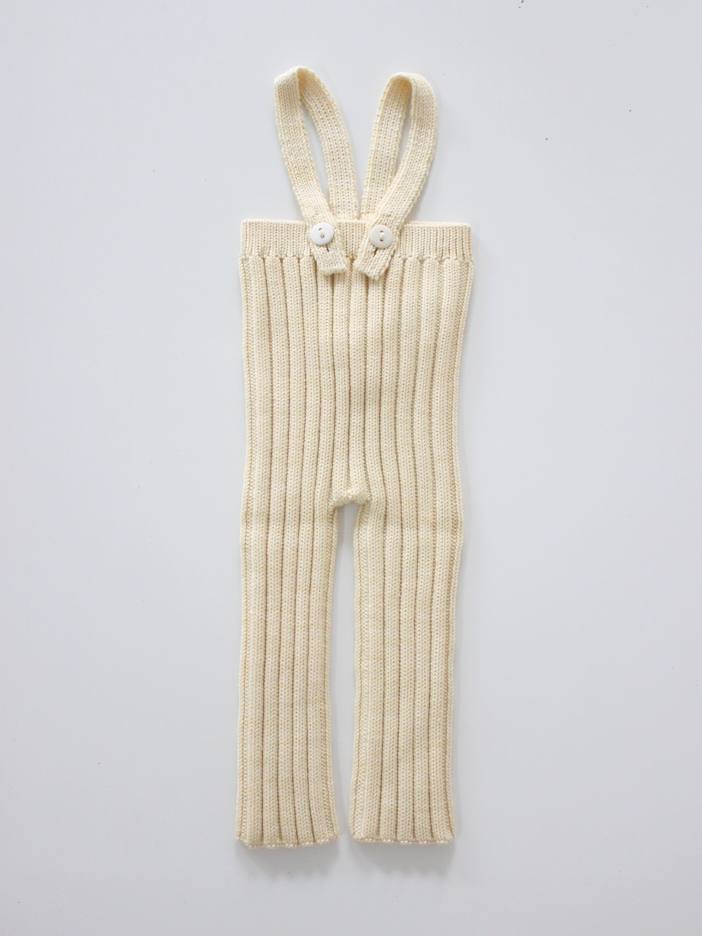 Misha & Puff BABY RIB LONGIES (SHORTBREAD) 26aw Drop1