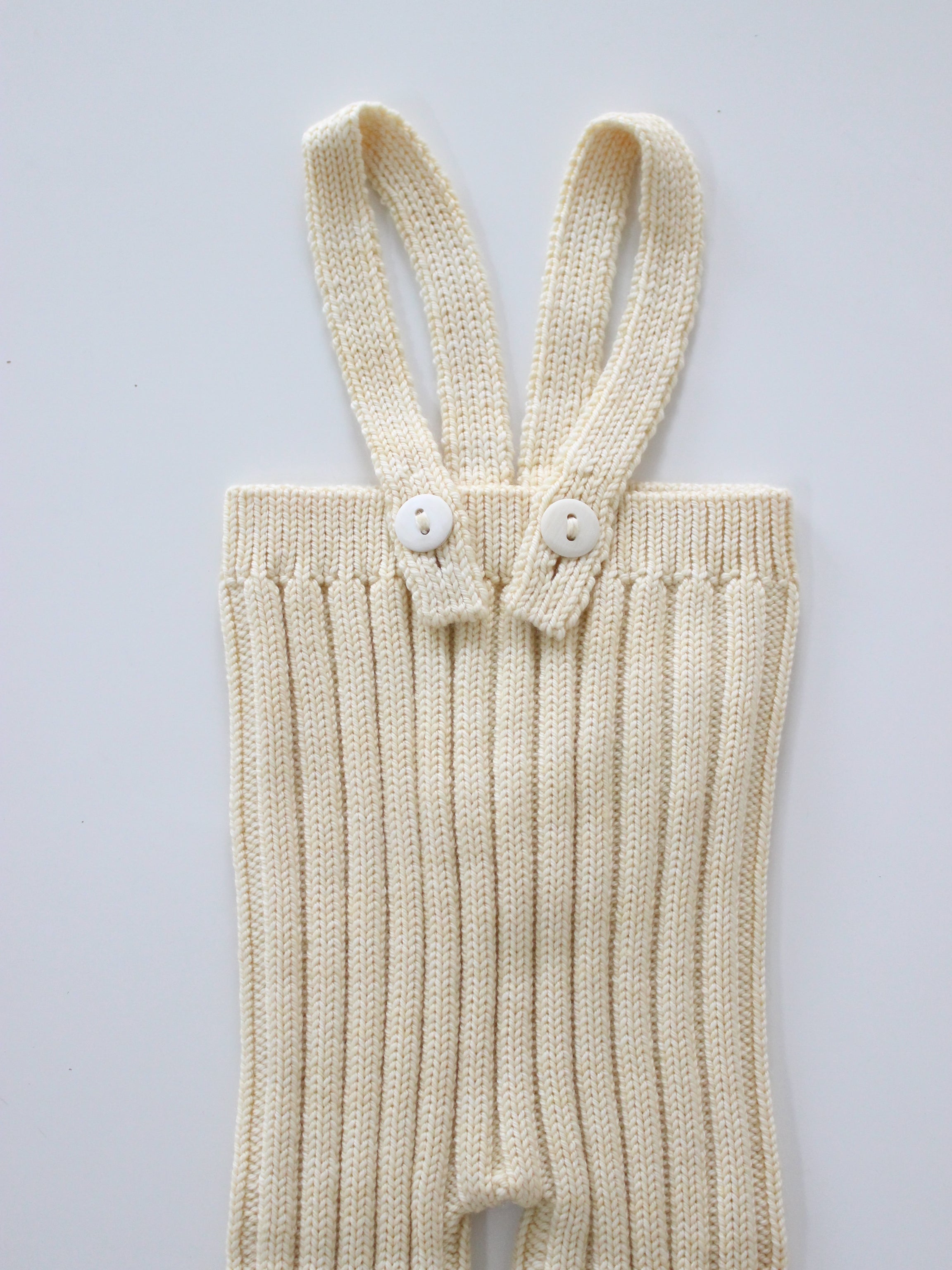 Misha & Puff　BABY RIB LONGIES (SHORTBREAD) 　26aw Drop1