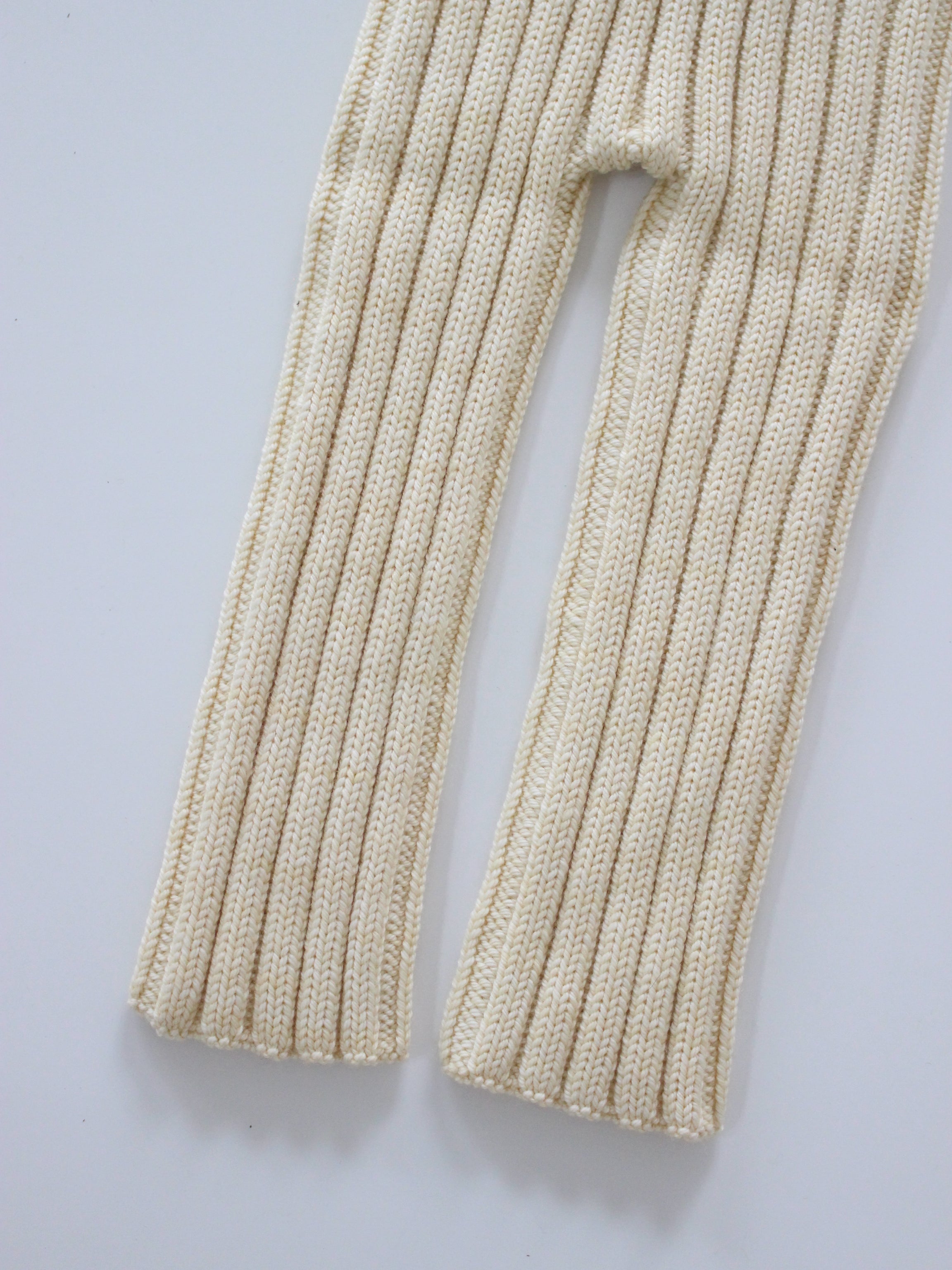 Misha & Puff　BABY RIB LONGIES (SHORTBREAD) 　26aw Drop1