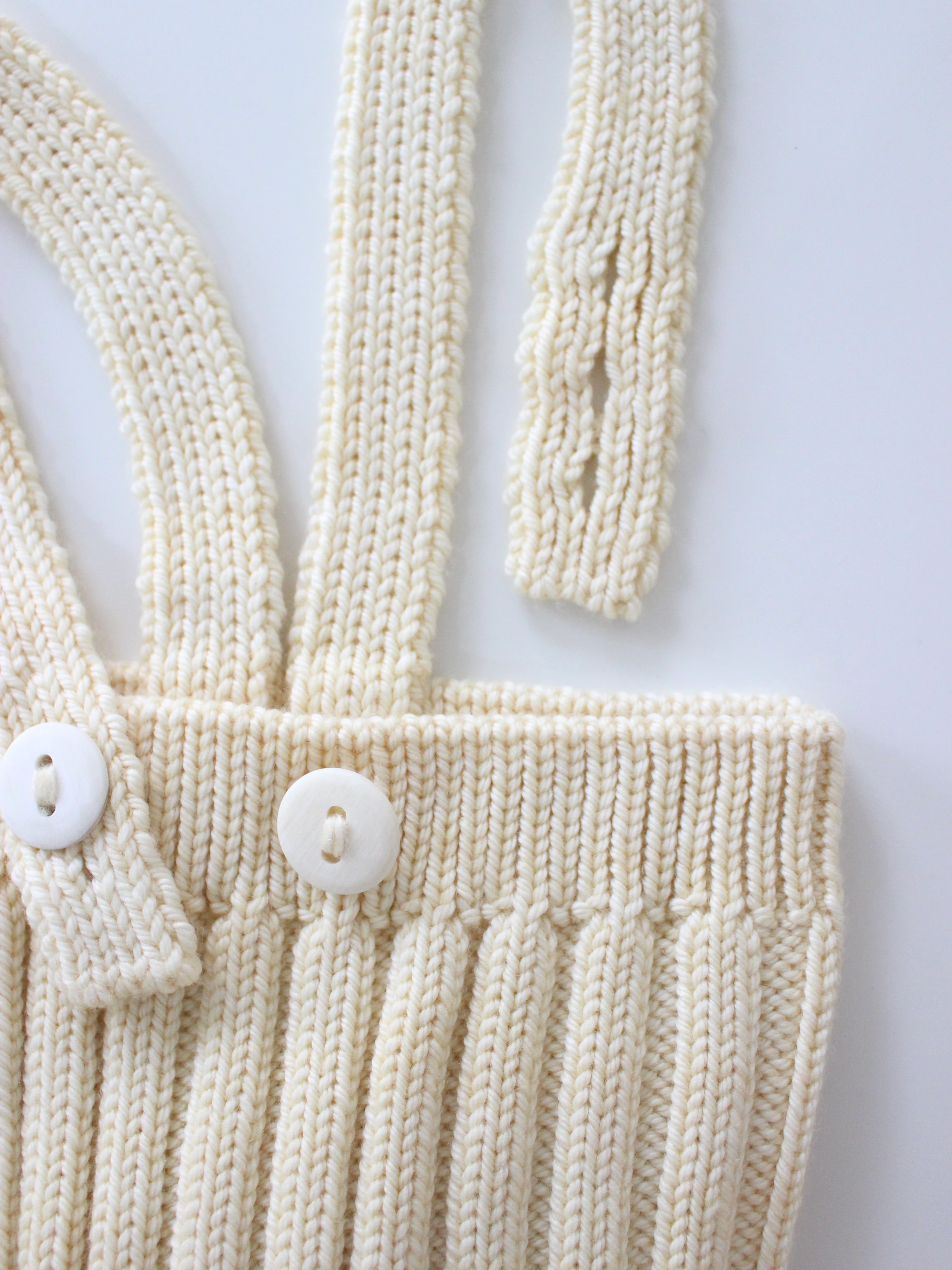Misha & Puff　BABY RIB LONGIES (SHORTBREAD) 　26aw Drop1