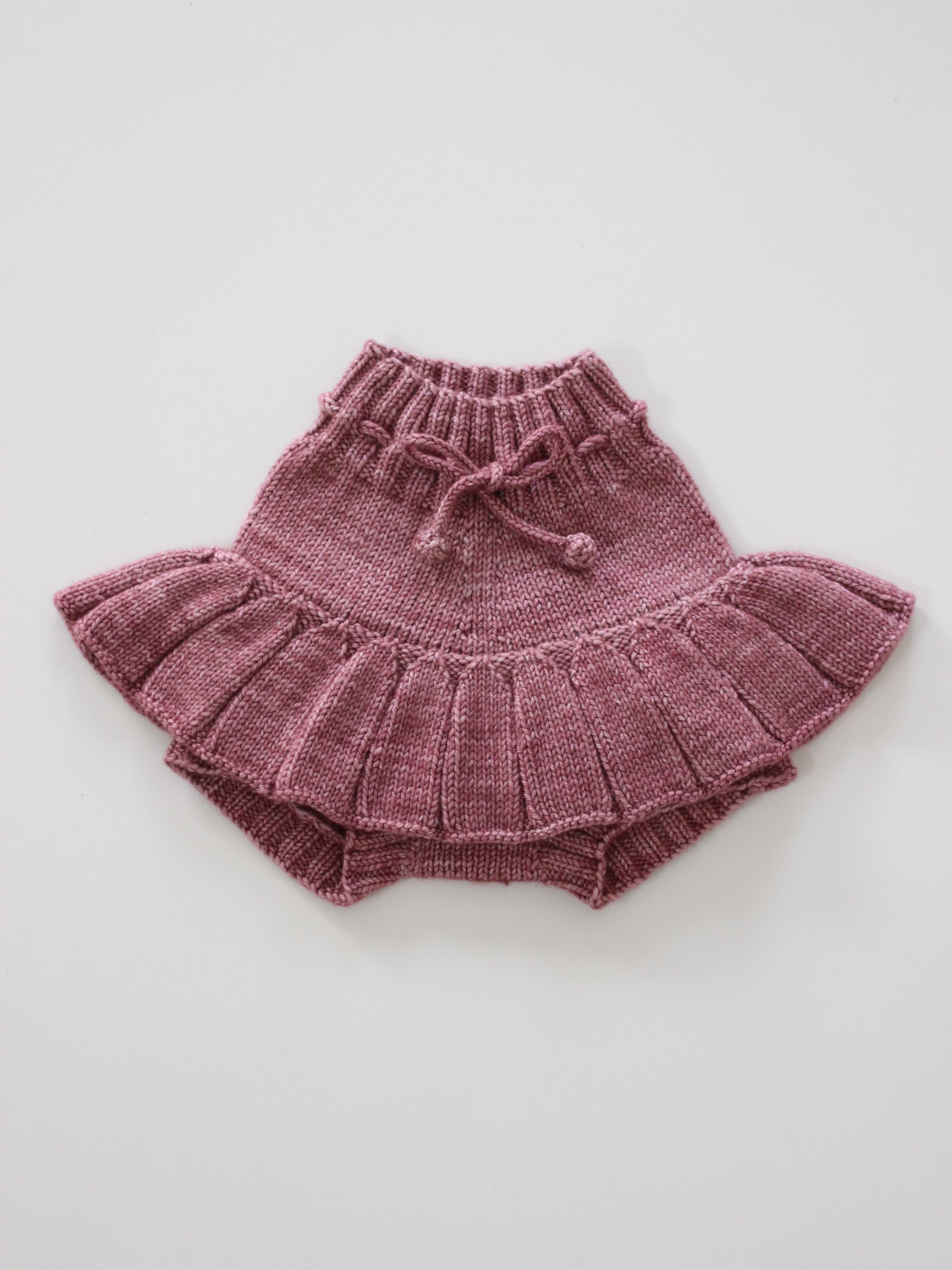 Misha & Puff BABY SKATING POND SKIRT (ANTIQUE ROSE) 26aw Drop1