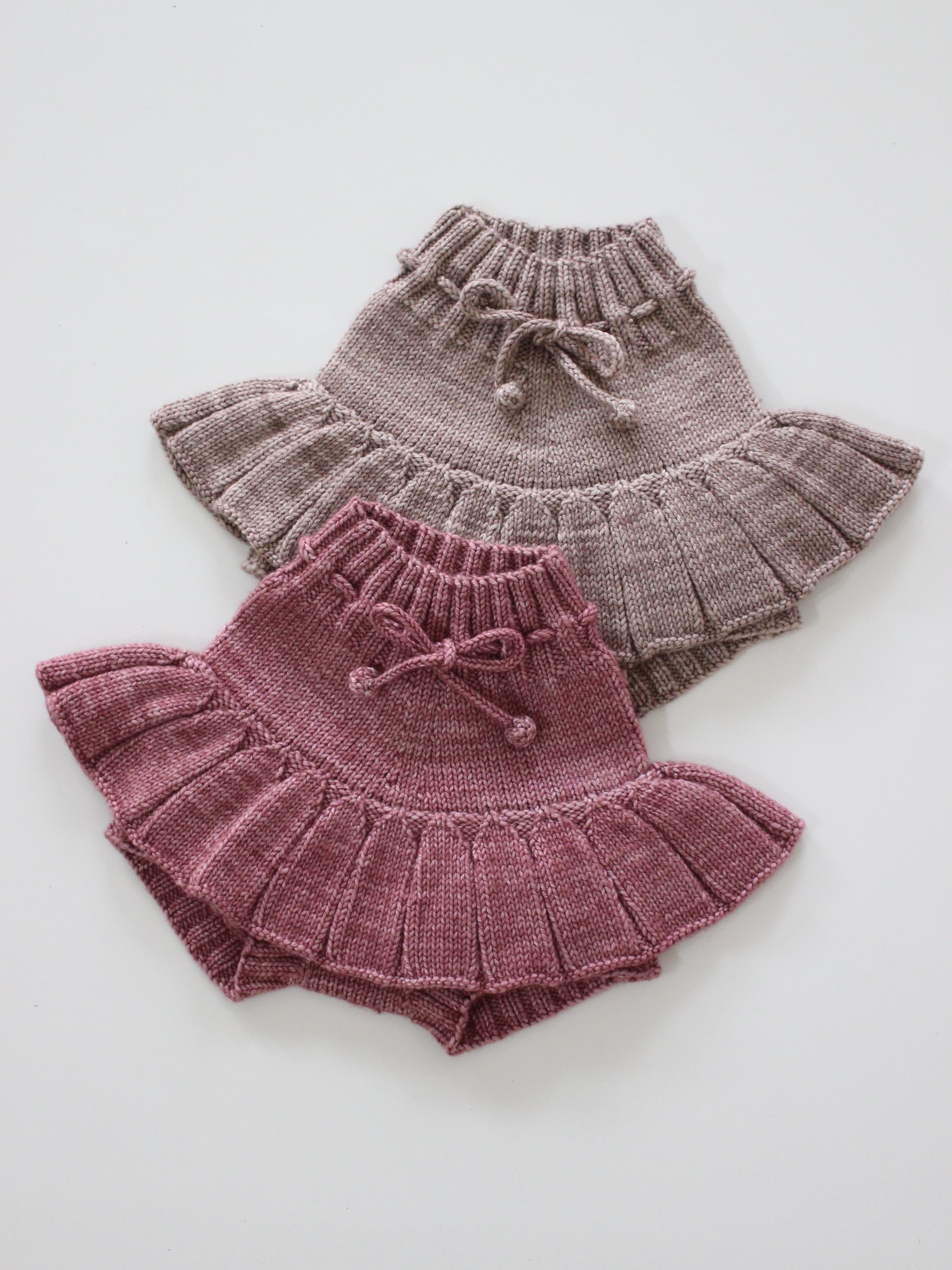 Misha & Puff BABY SKATING POND SKIRT (ANTIQUE ROSE) 26aw Drop1