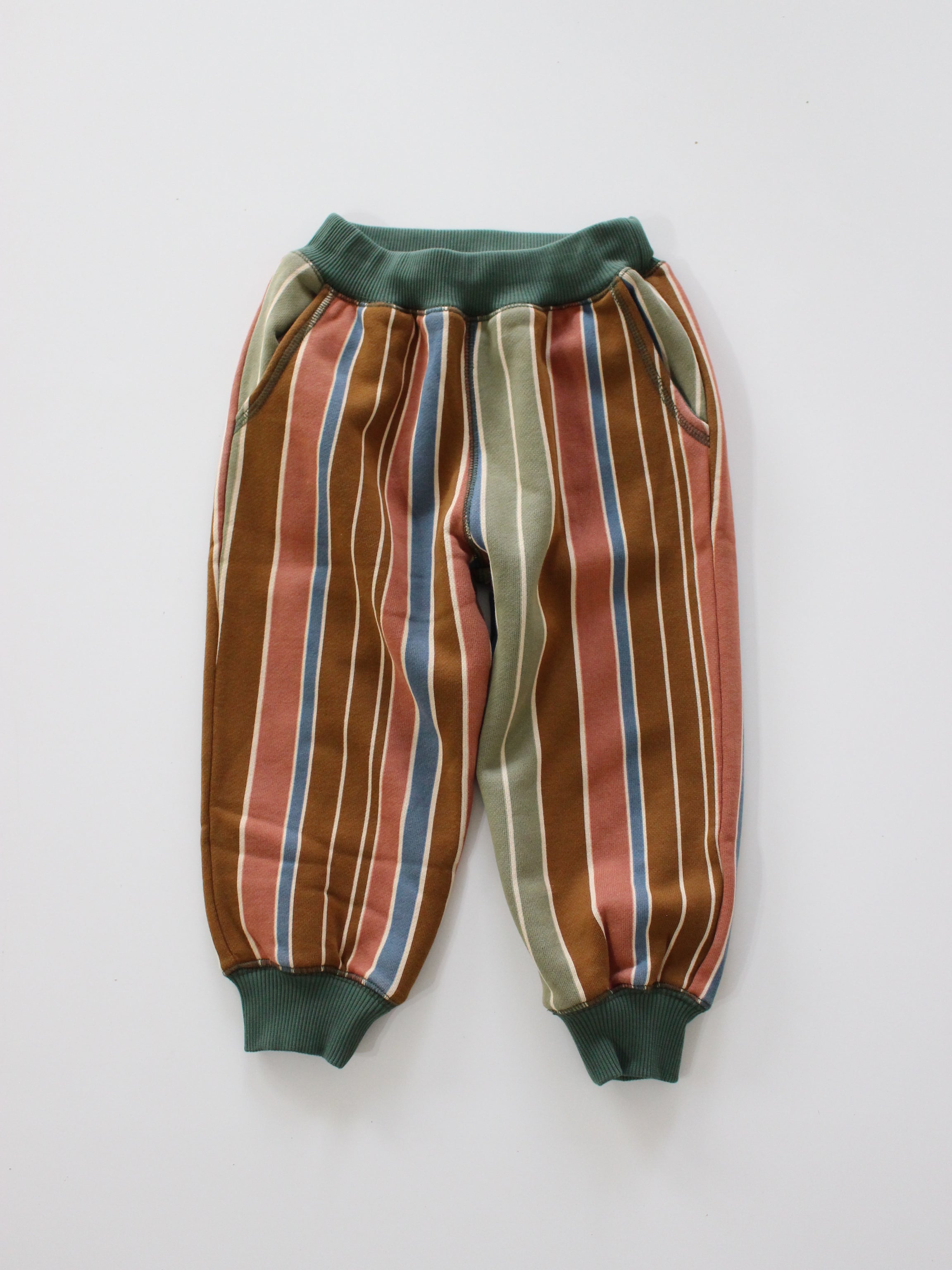 Misha & Puff　COURT JOGGER (NUTMEG AFTERSCHOOL STRIPE)　26aw Drop1