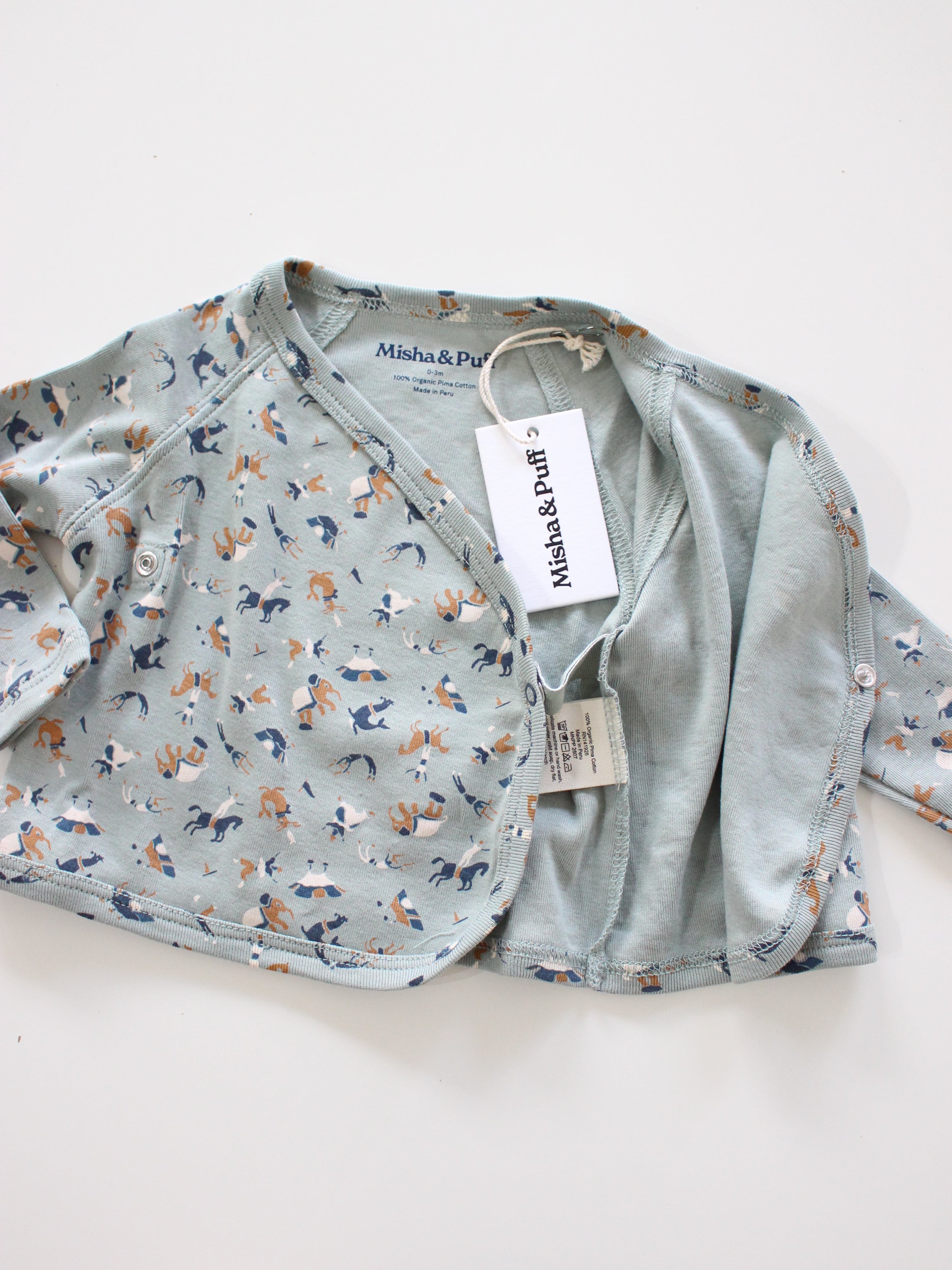 Misha & Puff   BABY WRAP SET (ONSEN CIRCUS)   26aw Drop1