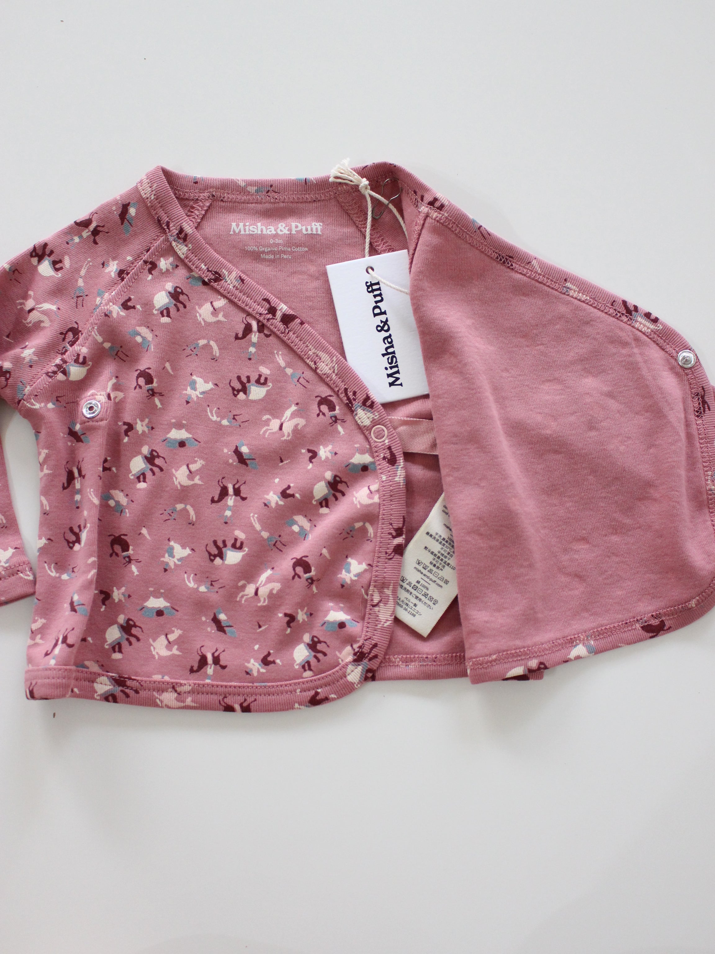 Misha & Puff BABY WRAP SET (ANTIQUE ROSE CIRCUS) 26aw Drop1