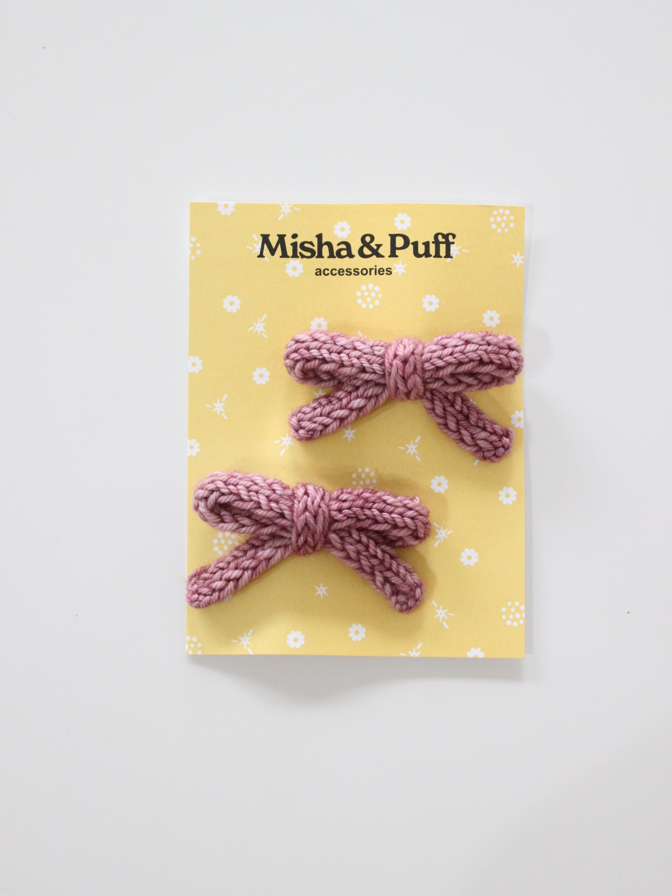 Misha & Puff GOLDIE BOW SET (ANTIQUE ROSE) 26aw Drop1