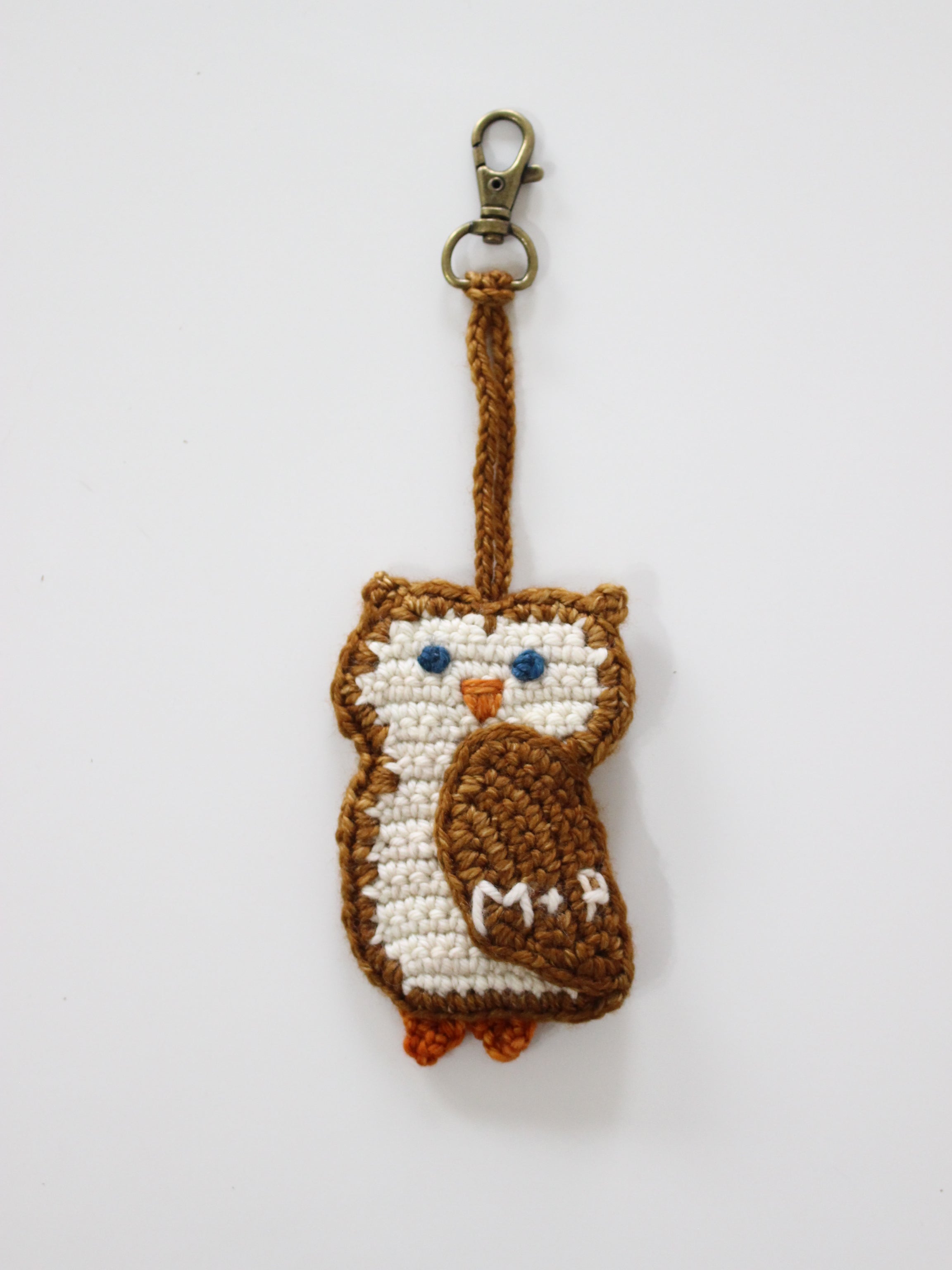 ＊Misha & Puff　OWL BAG CHARM (NUTMEG)　26aw Drop1