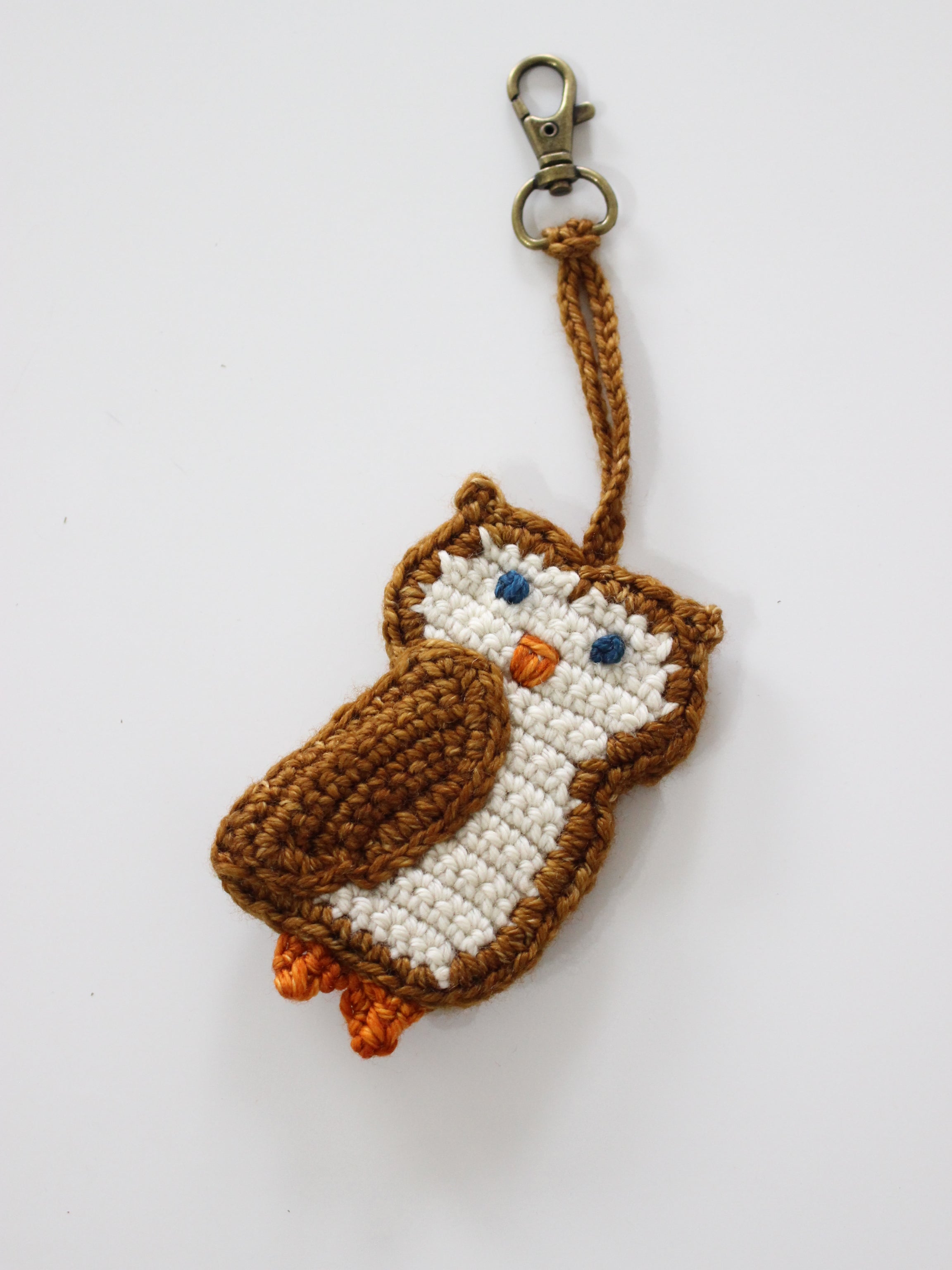 ＊Misha & Puff　OWL BAG CHARM (NUTMEG)　26aw Drop1